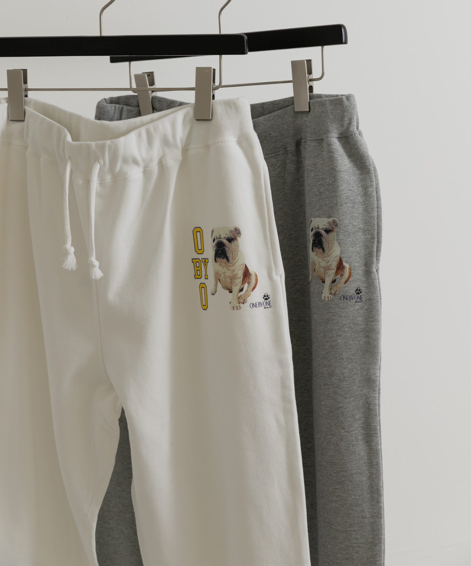 77circa　o by o-college sweat PANTS white4 M