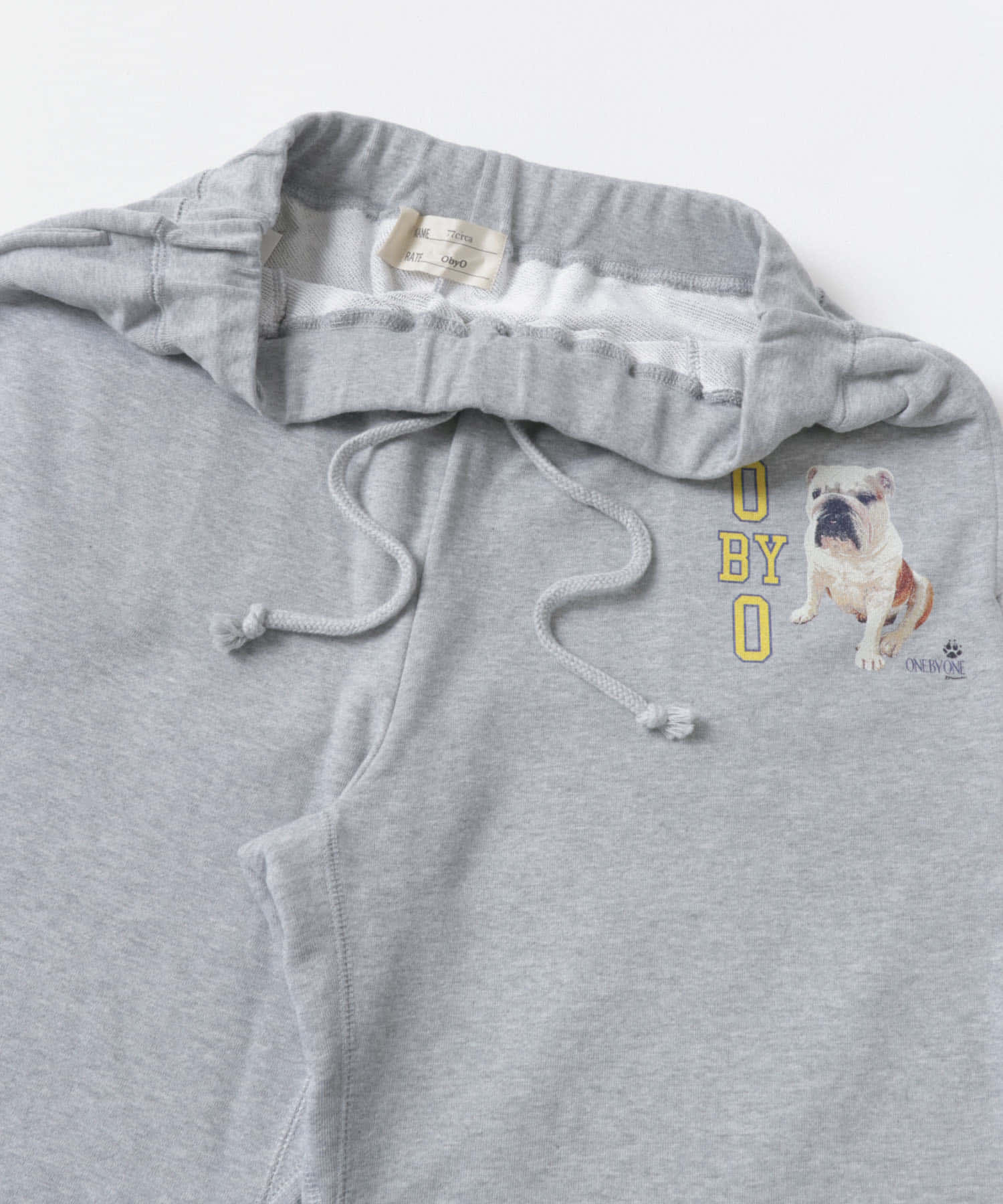 77circa　o by o-college sweat PANTS gray4 M