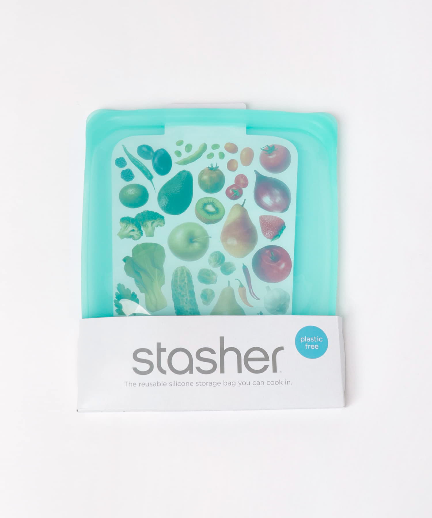 stasher　Silicone bag　h gallon aqua FREE