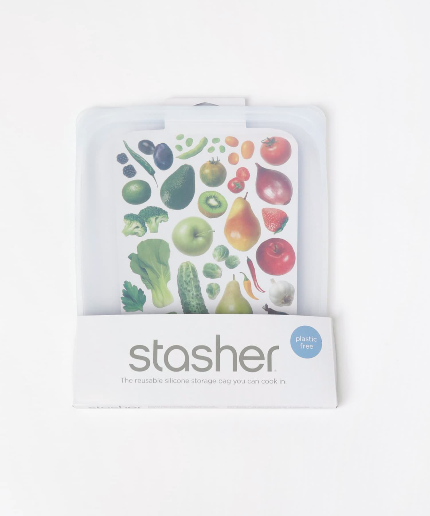 stasher　Silicone bag　h gallon clear FREE