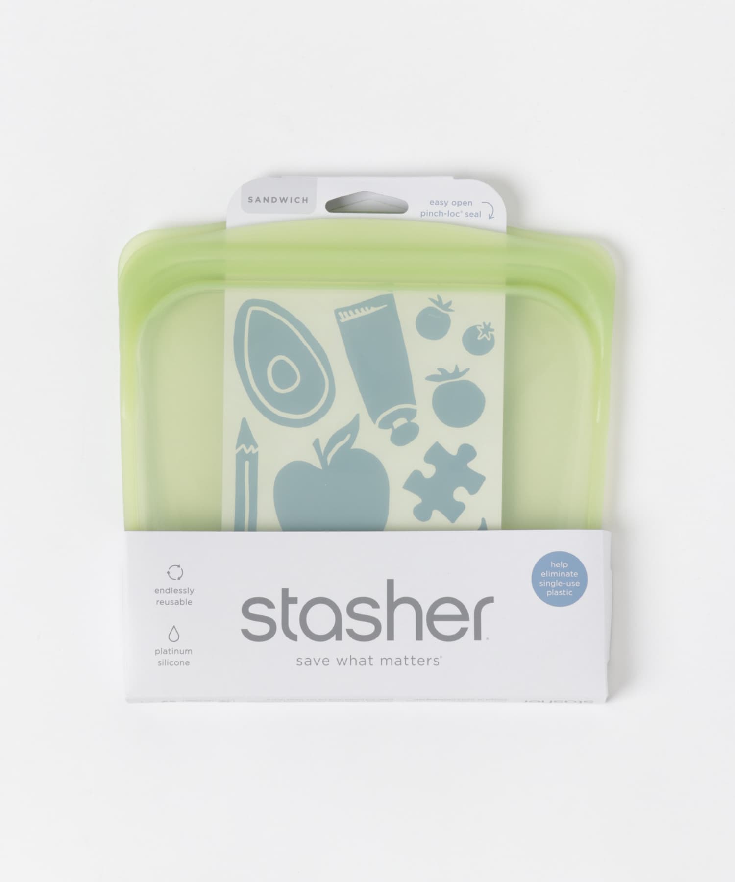 stasher　Silicon bag EZ sandwich