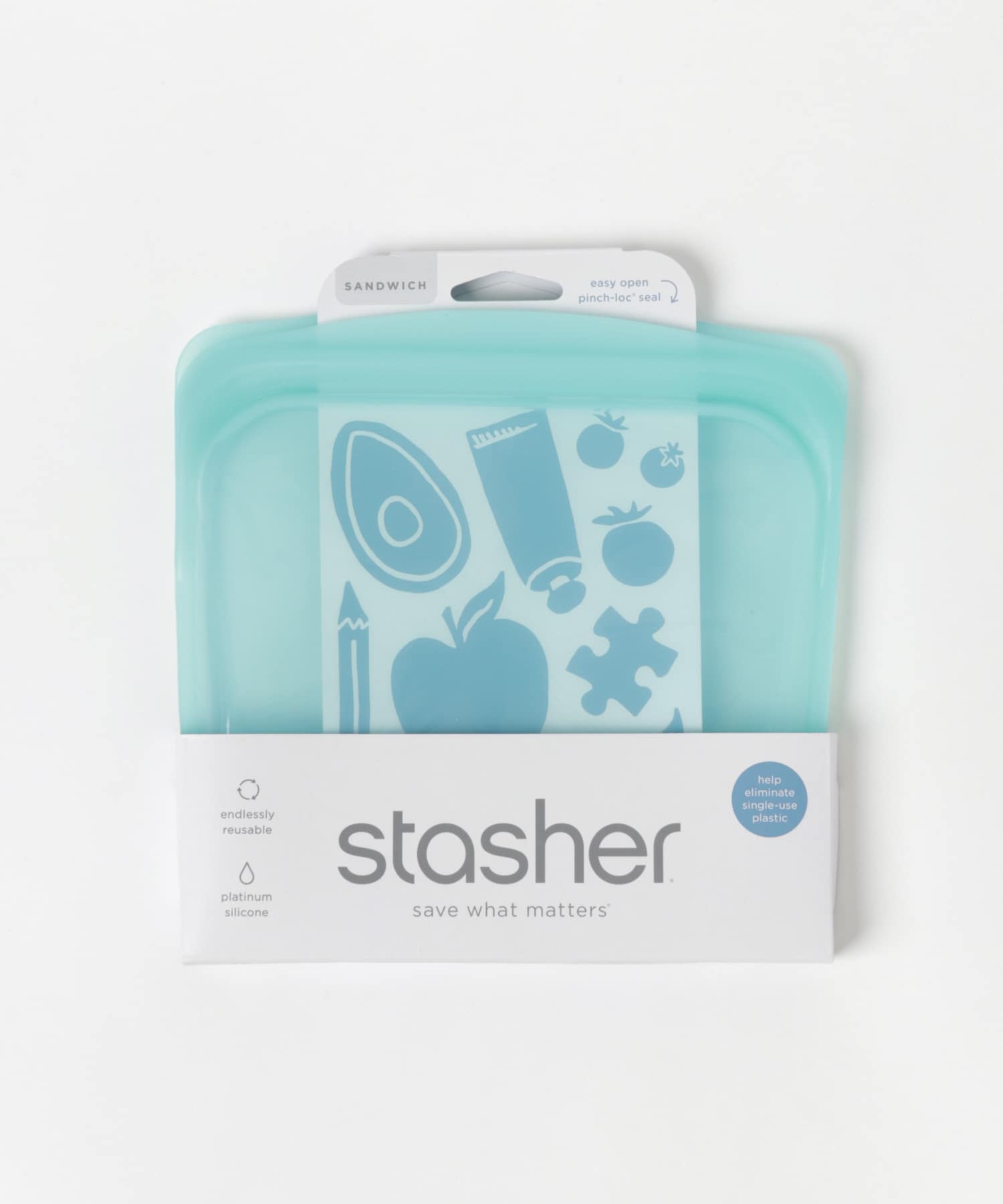 stasher　Silicon bag EZ sandwich