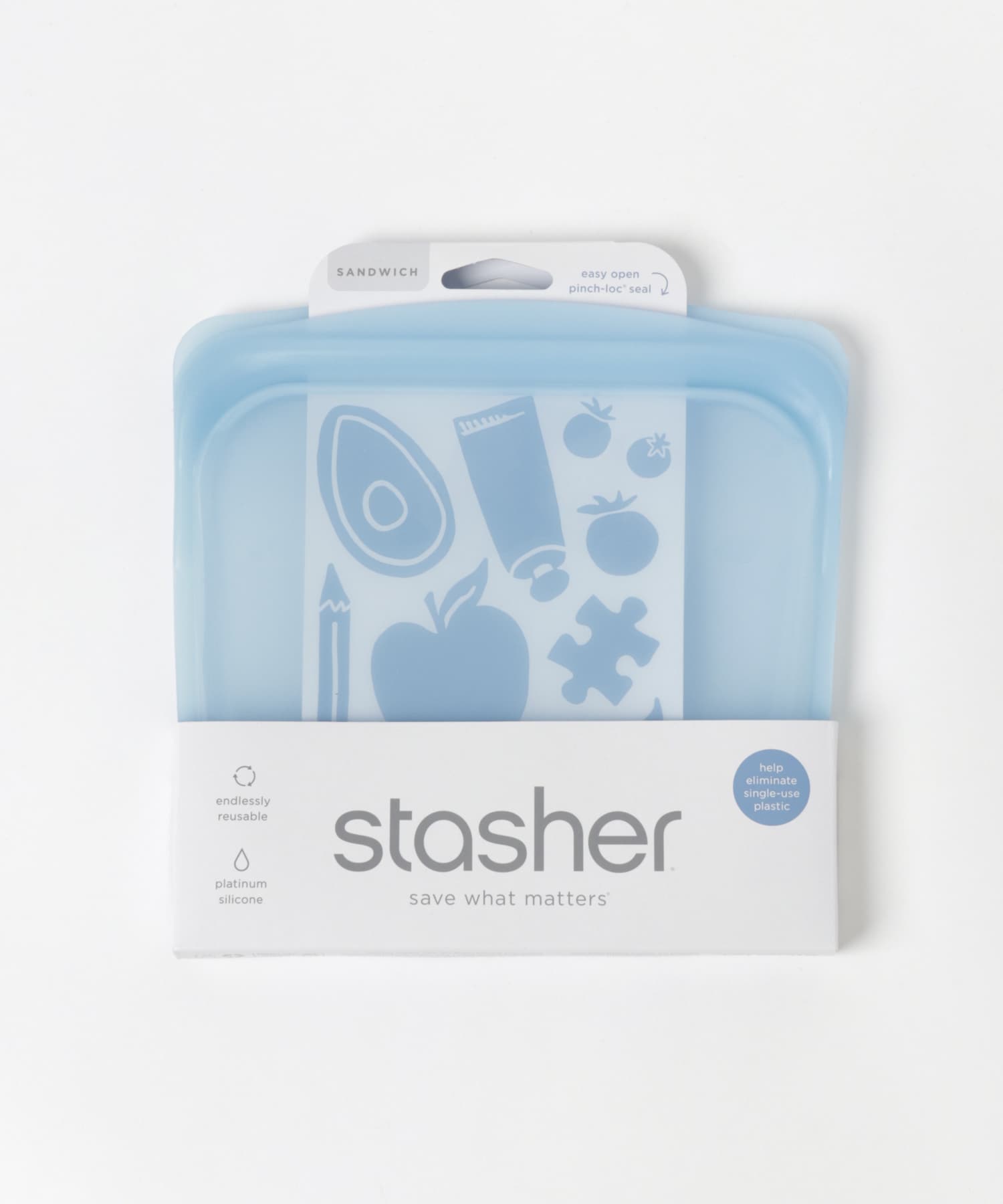stasher　Silicon bag EZ sandwich
