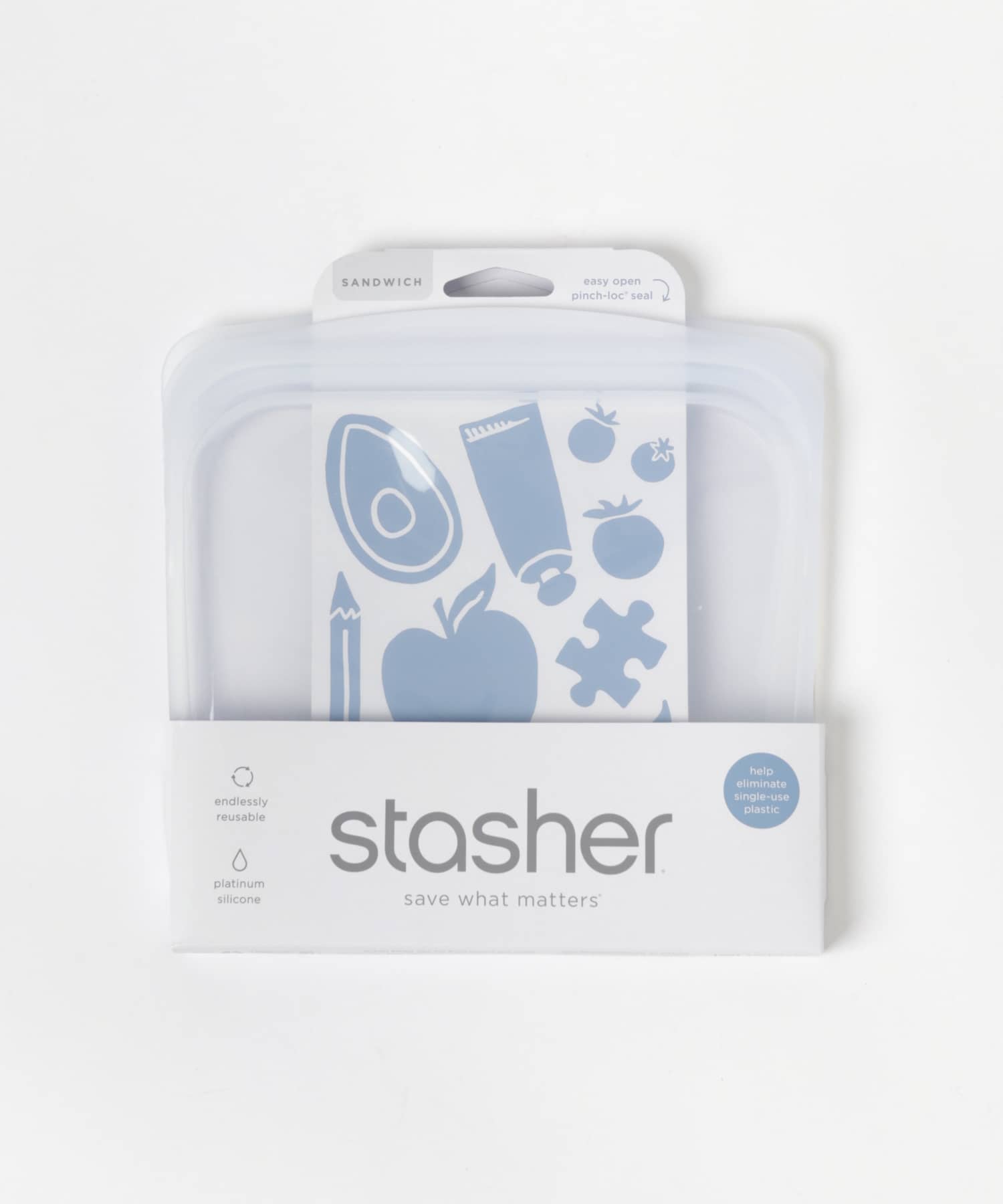 stasher　Silicon bag EZ sandwich
