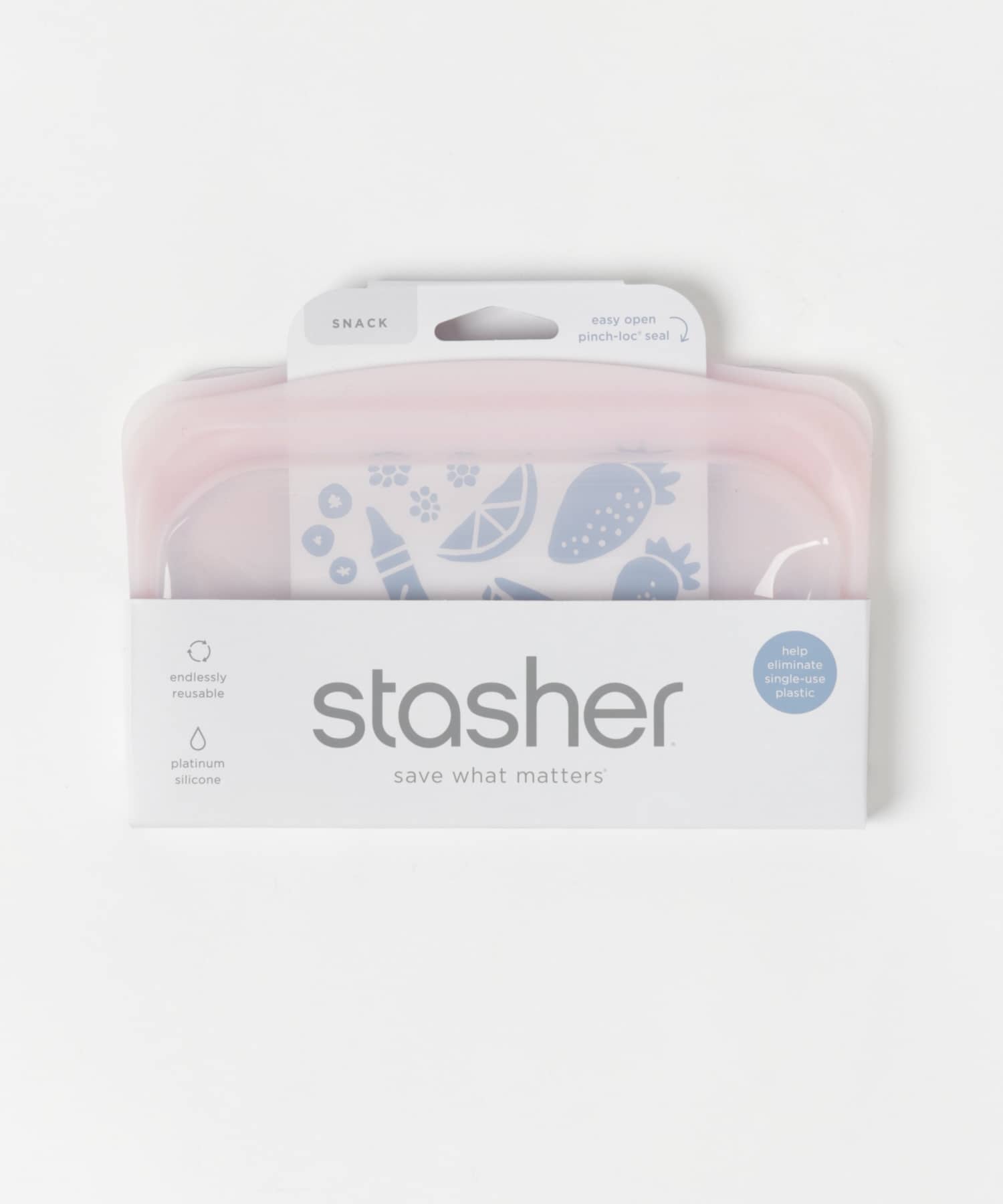 stasher　Silicone bag EZ snacks