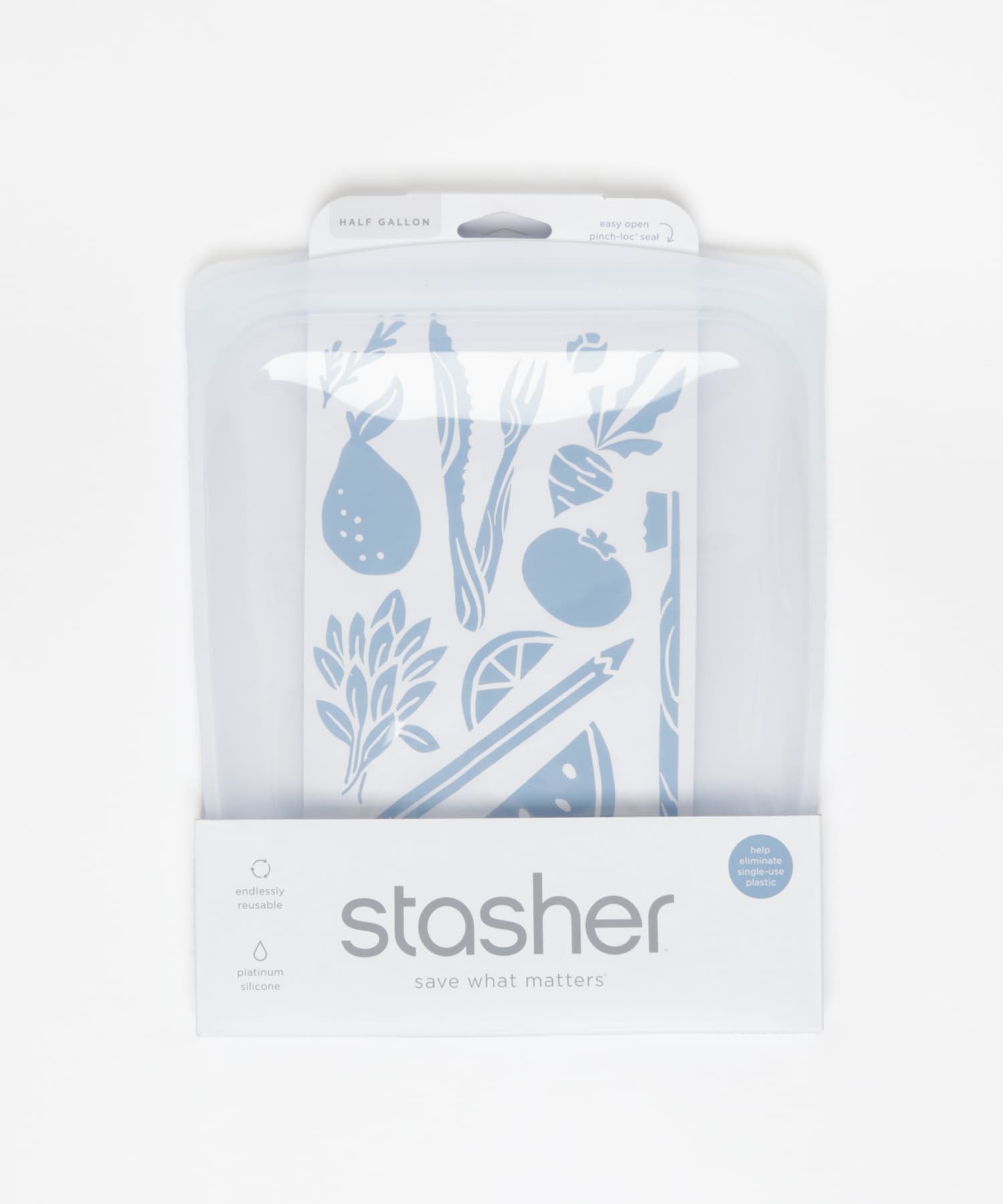 stasher　Silicone bag EZ h gallon