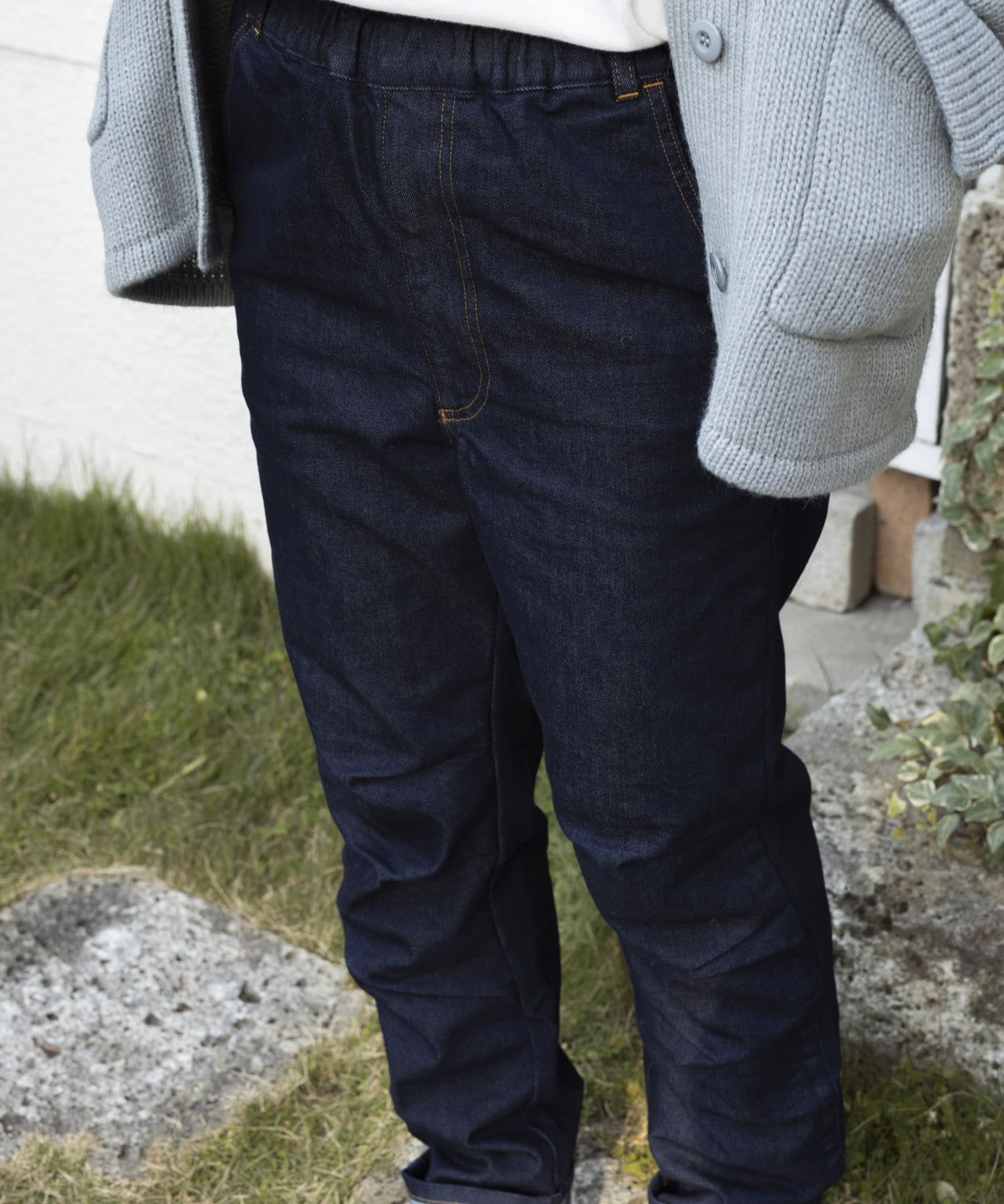 ザ グッドランド マーケット　any+easy denim pants D.blue XS