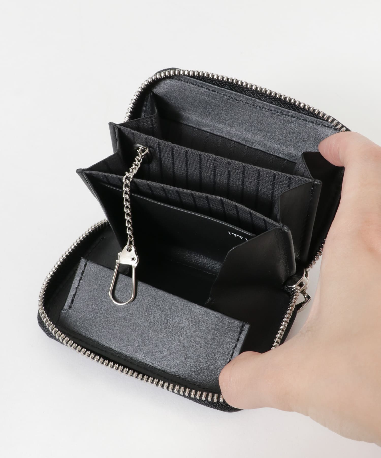 ITTI　CRISTY COIN CARD WALLET Black -