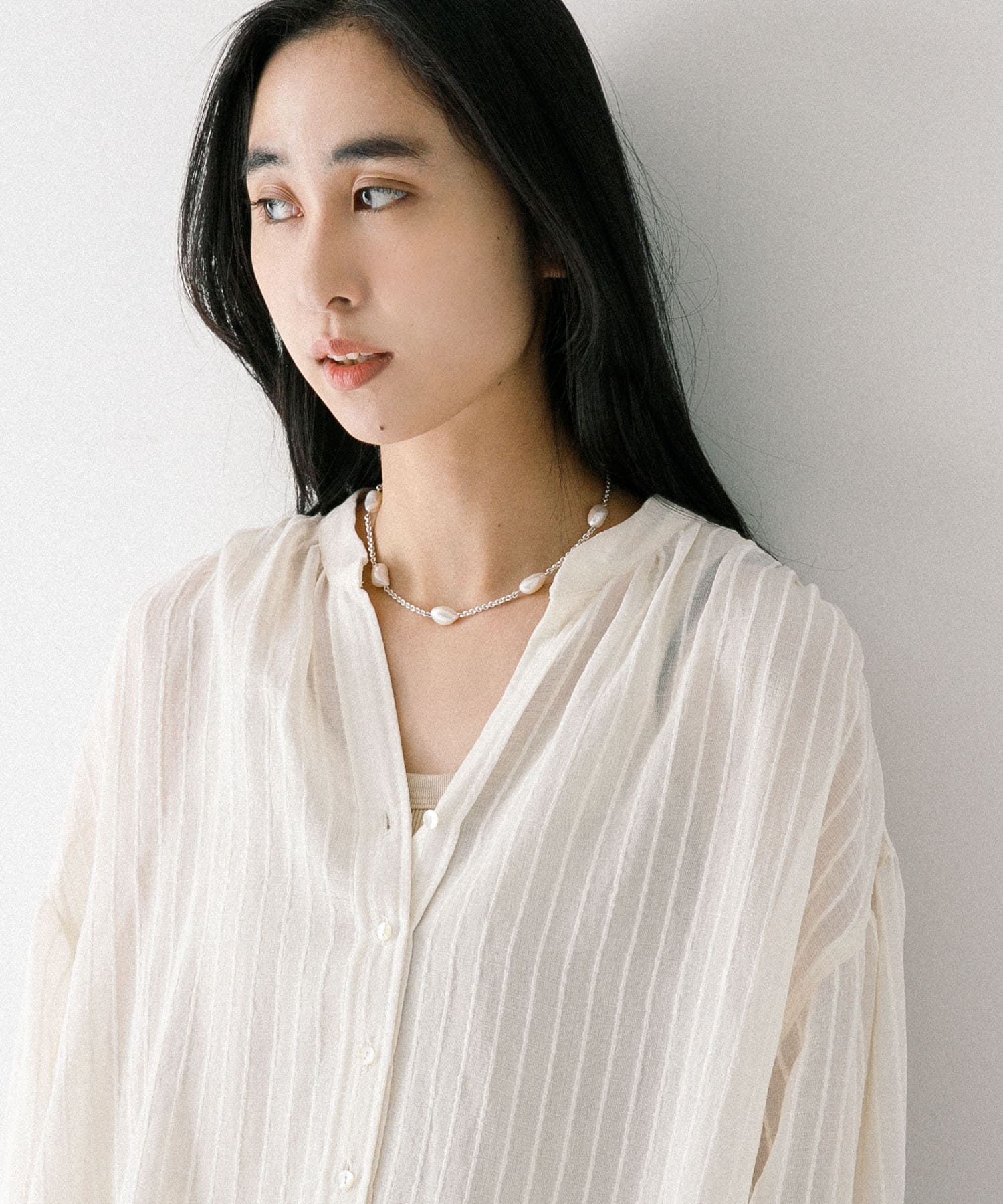 PLOW　Pearl Necklace Pearl SV -