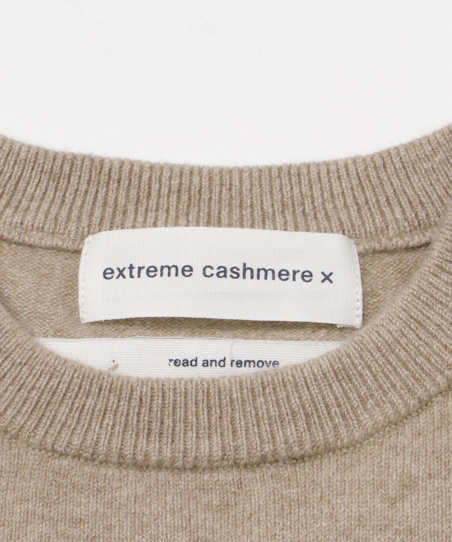 Extreme Cashmere　n°53 crew hop SAND FREE