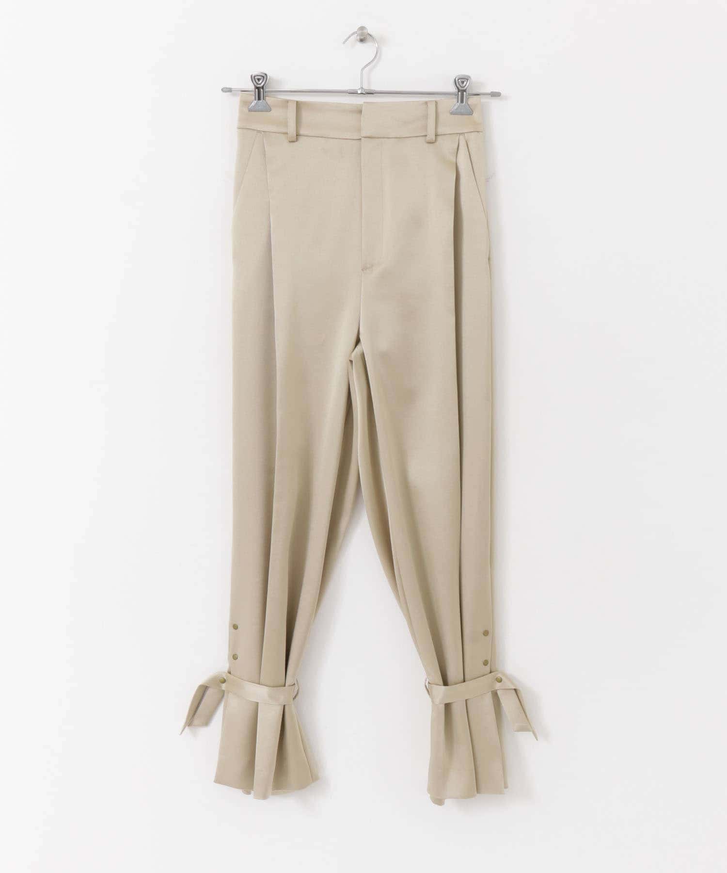 rito structure　SATIN PANTS BEIGE 0