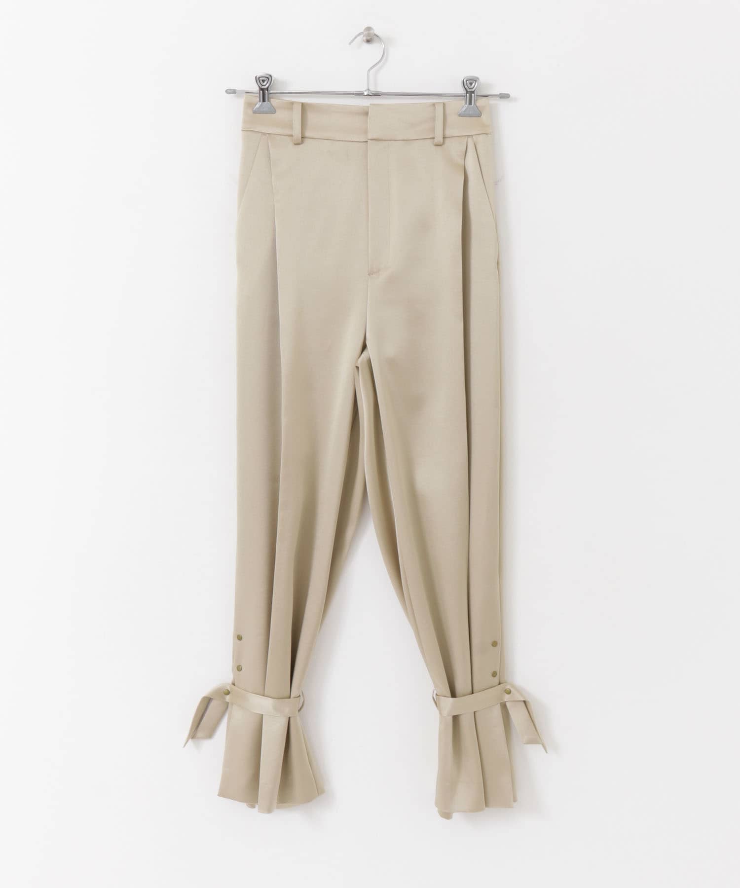 rito structure　SATIN PANTS BEIGE 0