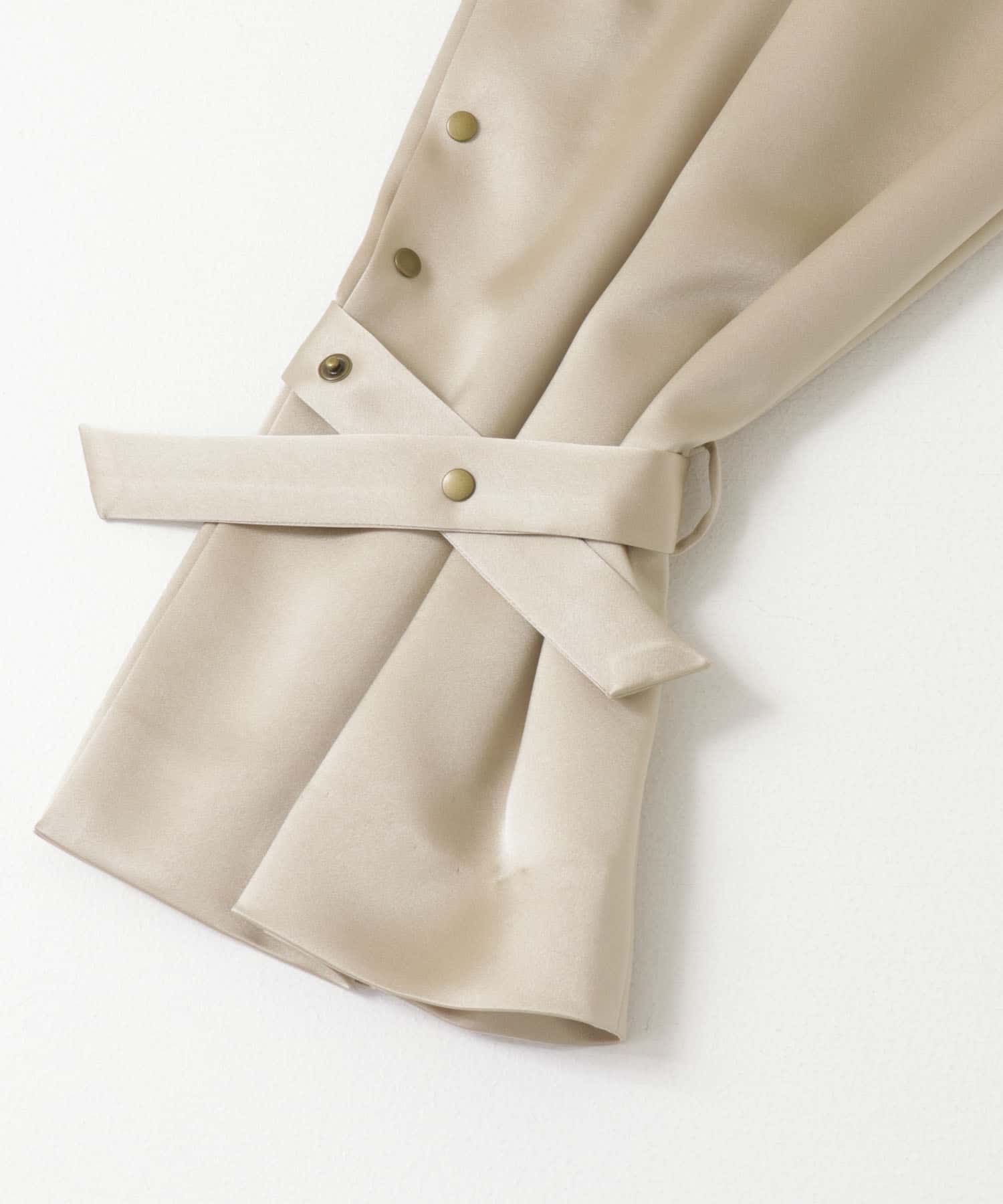 rito structure　SATIN PANTS BEIGE 0