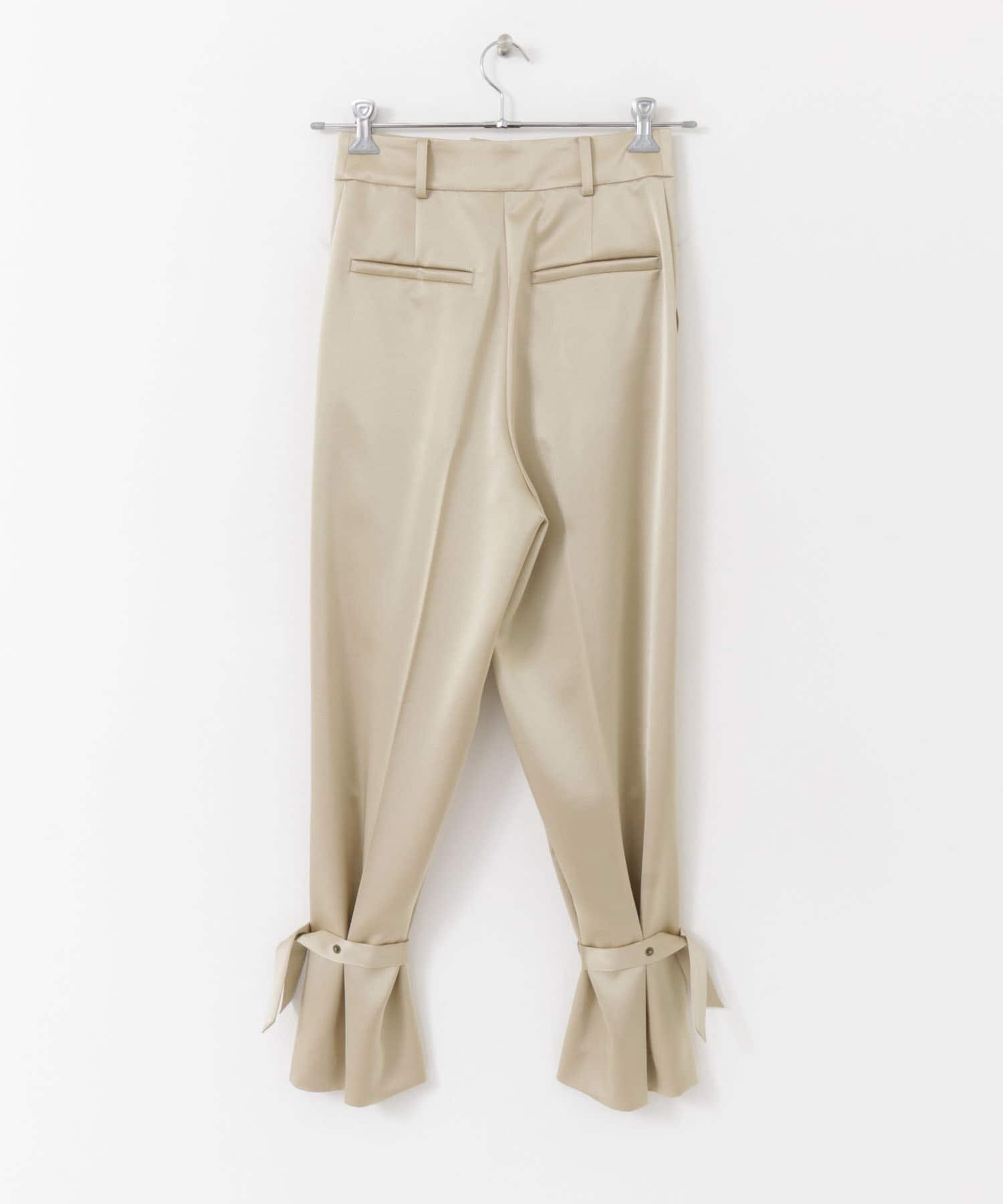 rito structure　SATIN PANTS BEIGE 0
