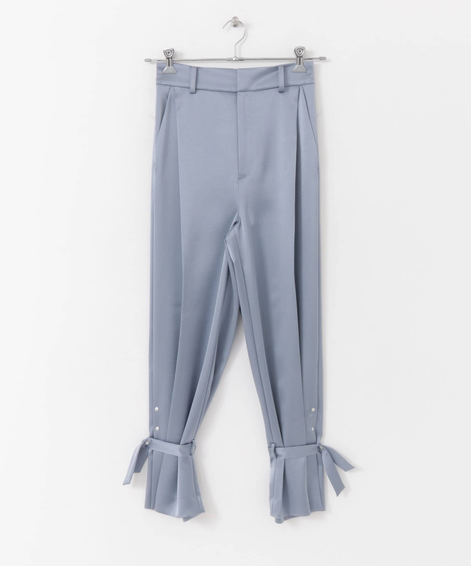 rito structure　SATIN PANTS BLUE 0