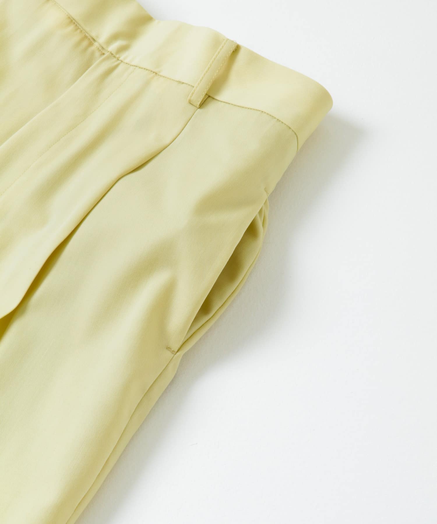 rito structure　Summer Wool  Tapered Pants YEL 1
