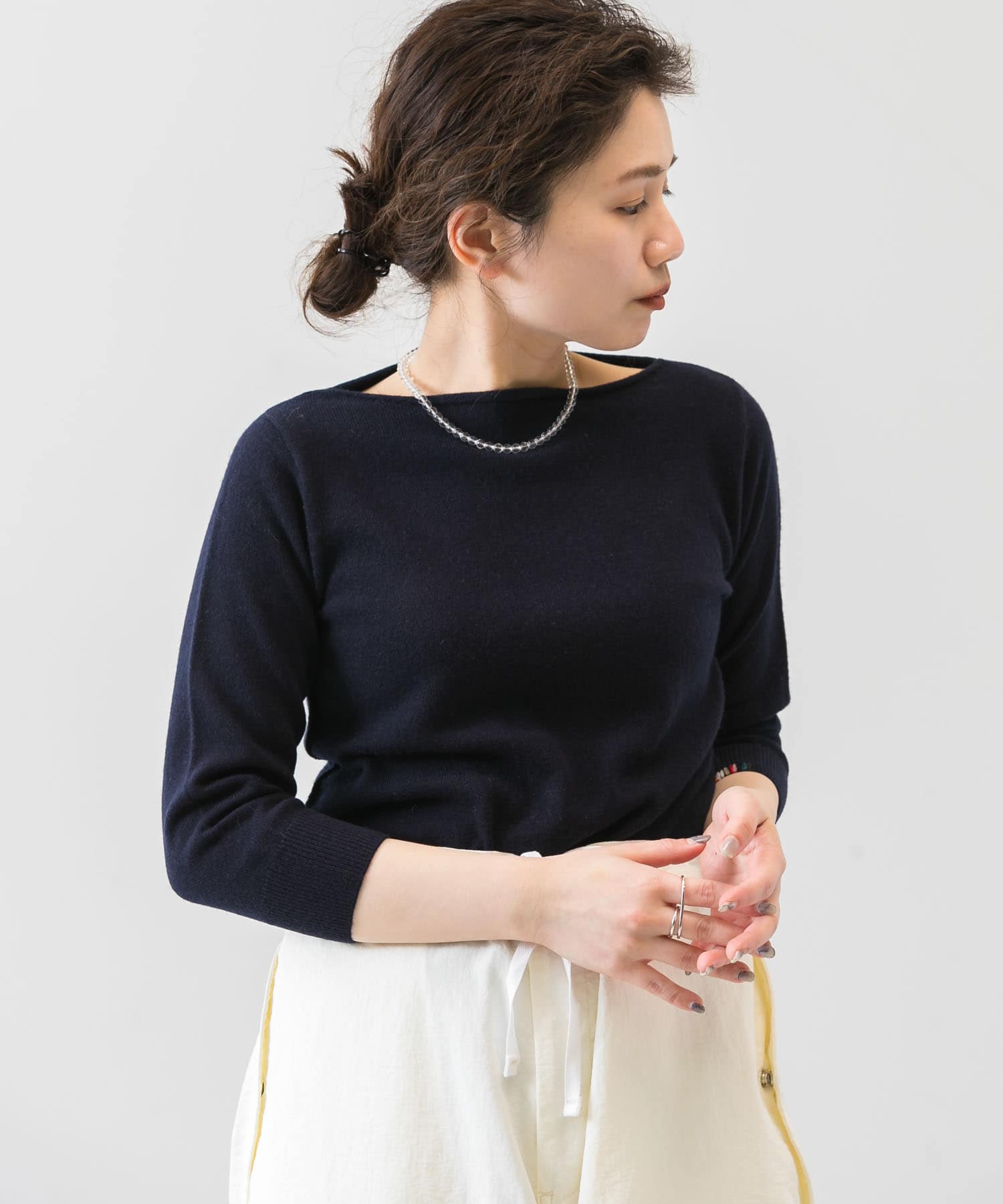 Extreme Cashmere n°92 sweet(FREE navy): トップス｜URBAN RESEARCH