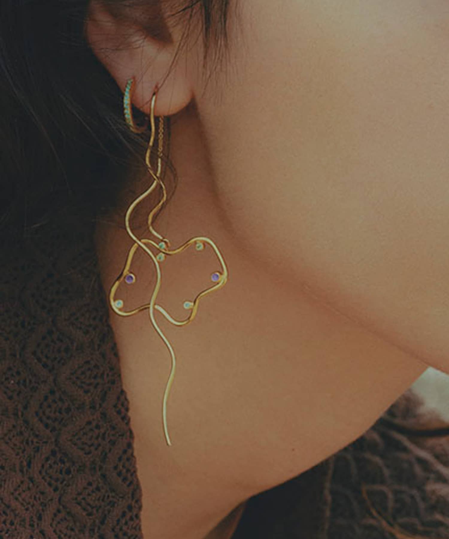 MARIA BLACK　Nuvola Earring GOLD -