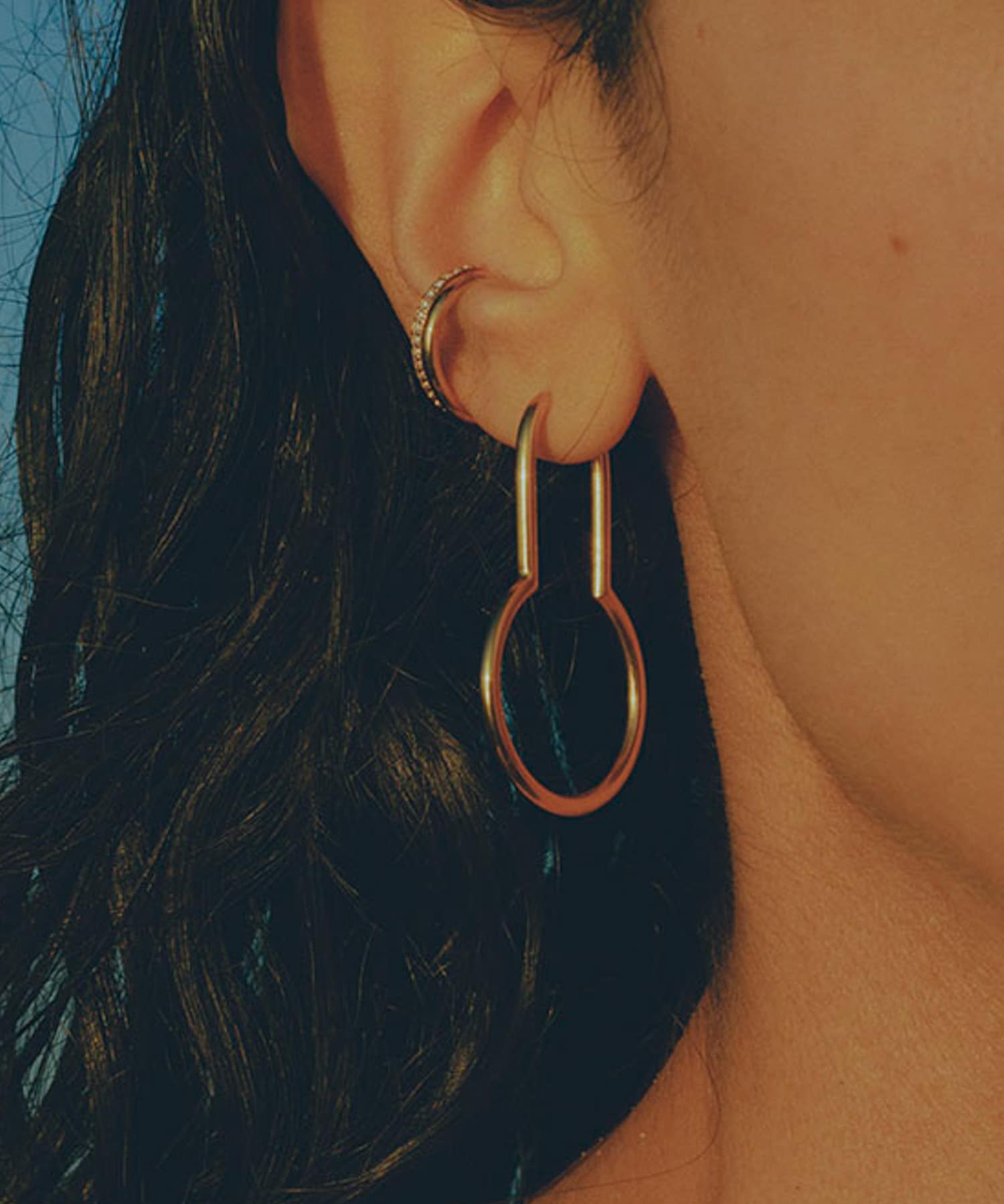 MARIA BLACK　Punto Earring GOLD -