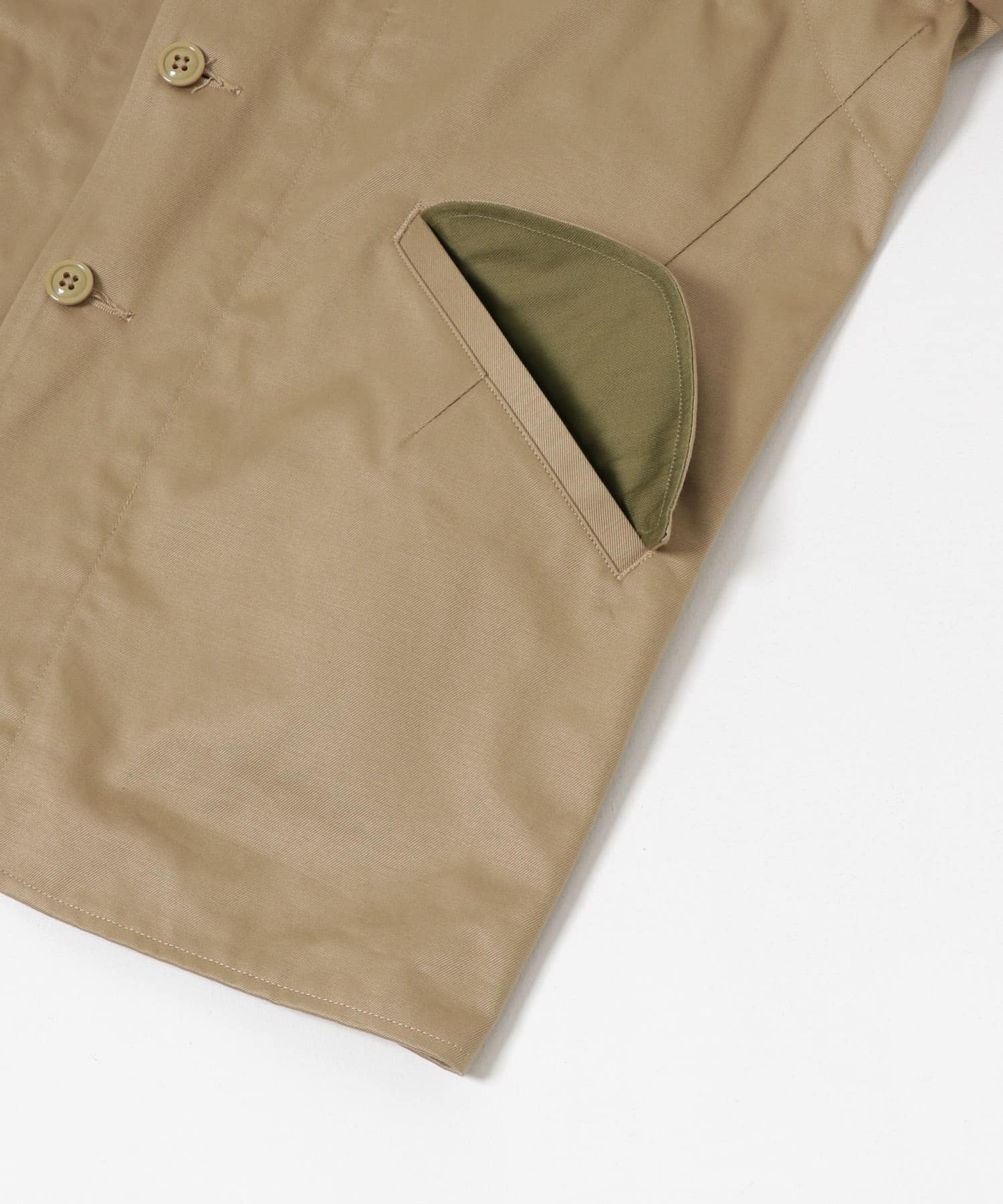 NEXUSVII.×Scye　San Joaquin Chino Jacket BEIGE 44