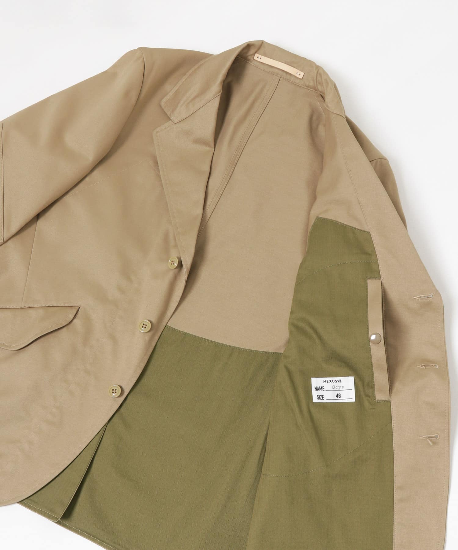 NEXUSVII.×Scye　San Joaquin Chino Jacket BEIGE 44