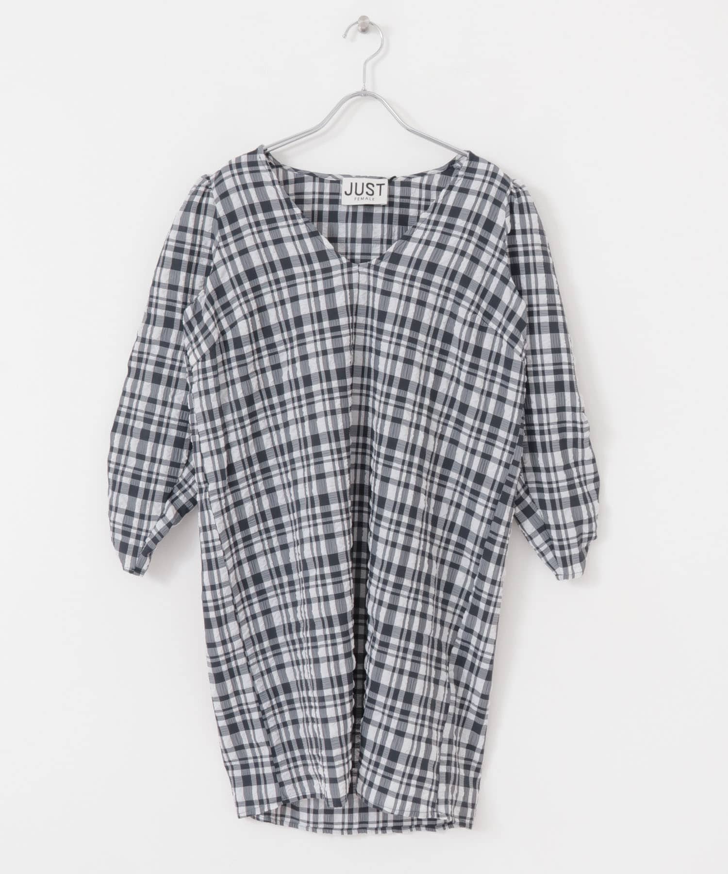 JUST FEMALE　Hamilton vn dress Ev-blue 36
