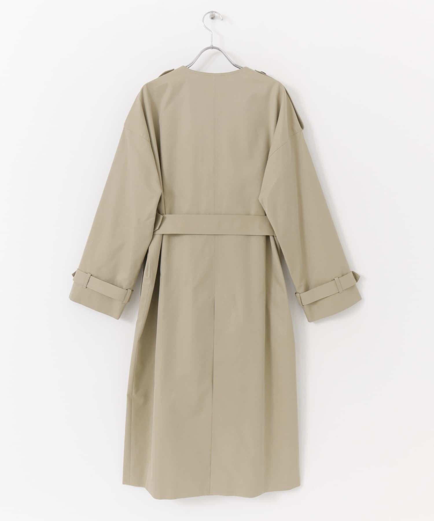 Dessin de Mode　ラウンドカラートレンチコート BEIGE 1