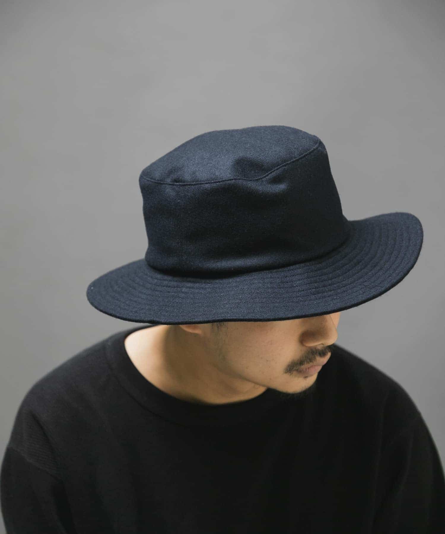 『別注』KIJIMA TAKAYUKI×URBAN RESEARCH　ウールフランネルハット 40 NAVY 2