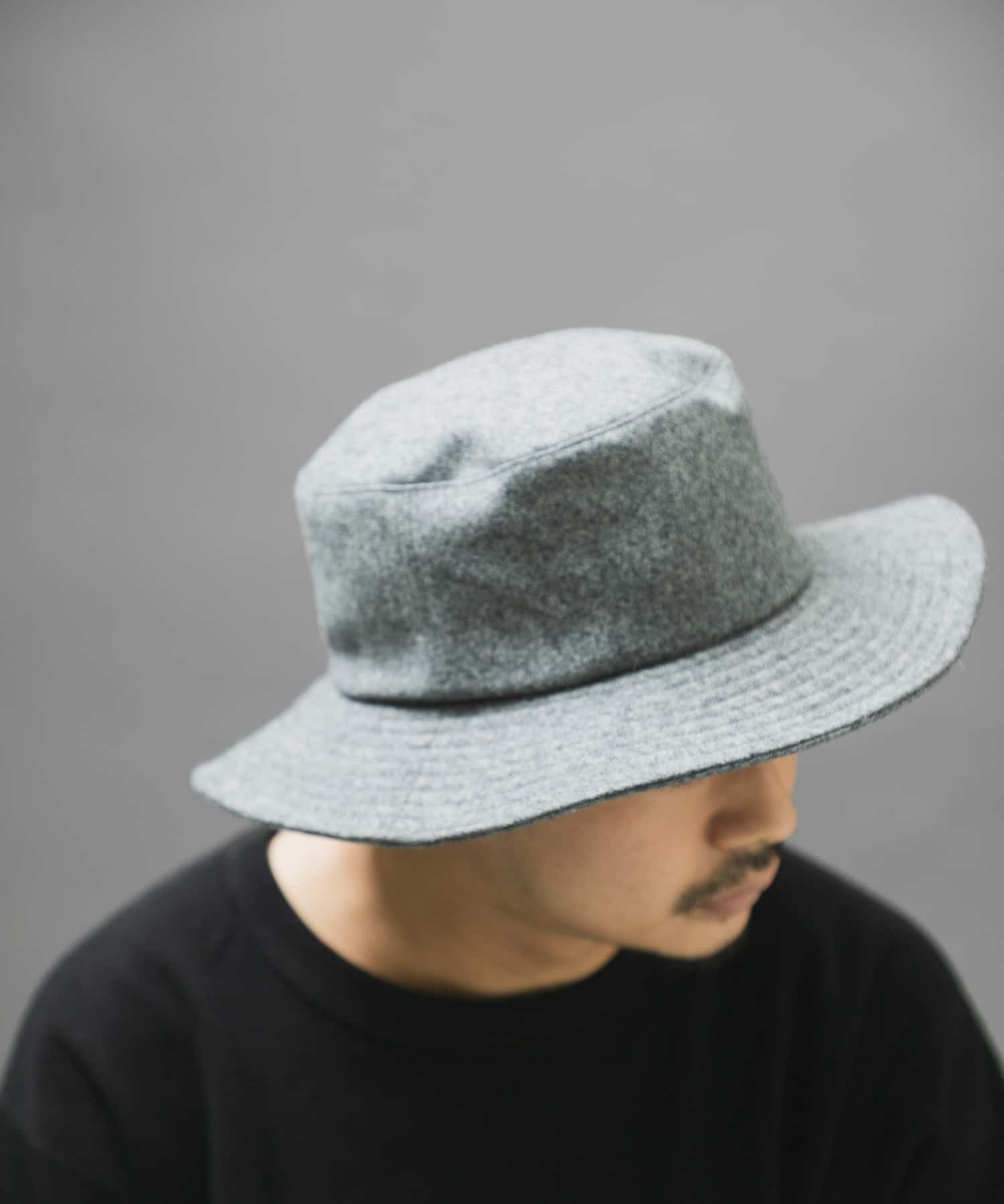 『別注』KIJIMA TAKAYUKI×URBAN RESEARCH　ウールフランネルハット 04 GRAY 2