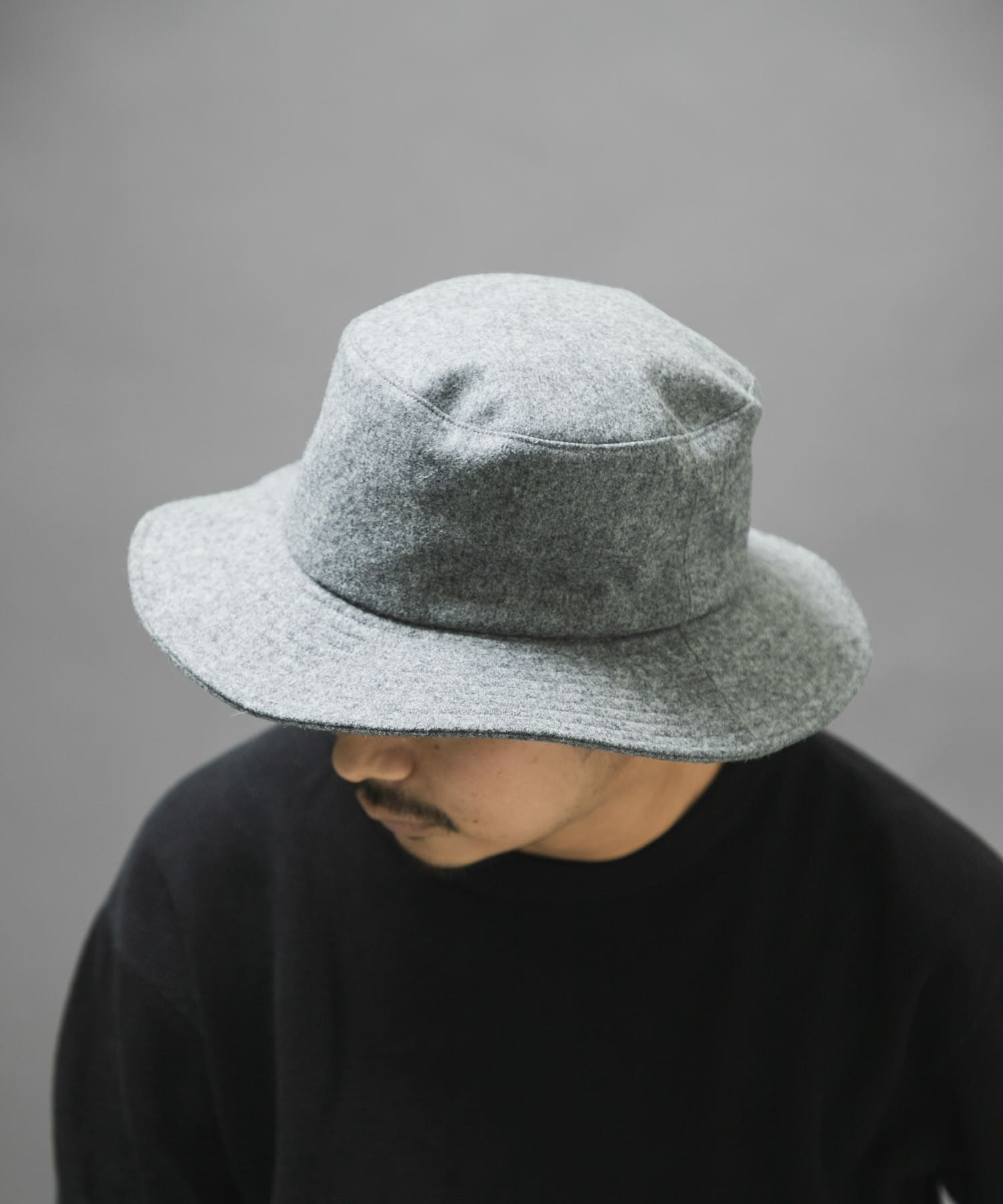 『別注』KIJIMA TAKAYUKI×URBAN RESEARCH　ウールフランネルハット 04 GRAY 2