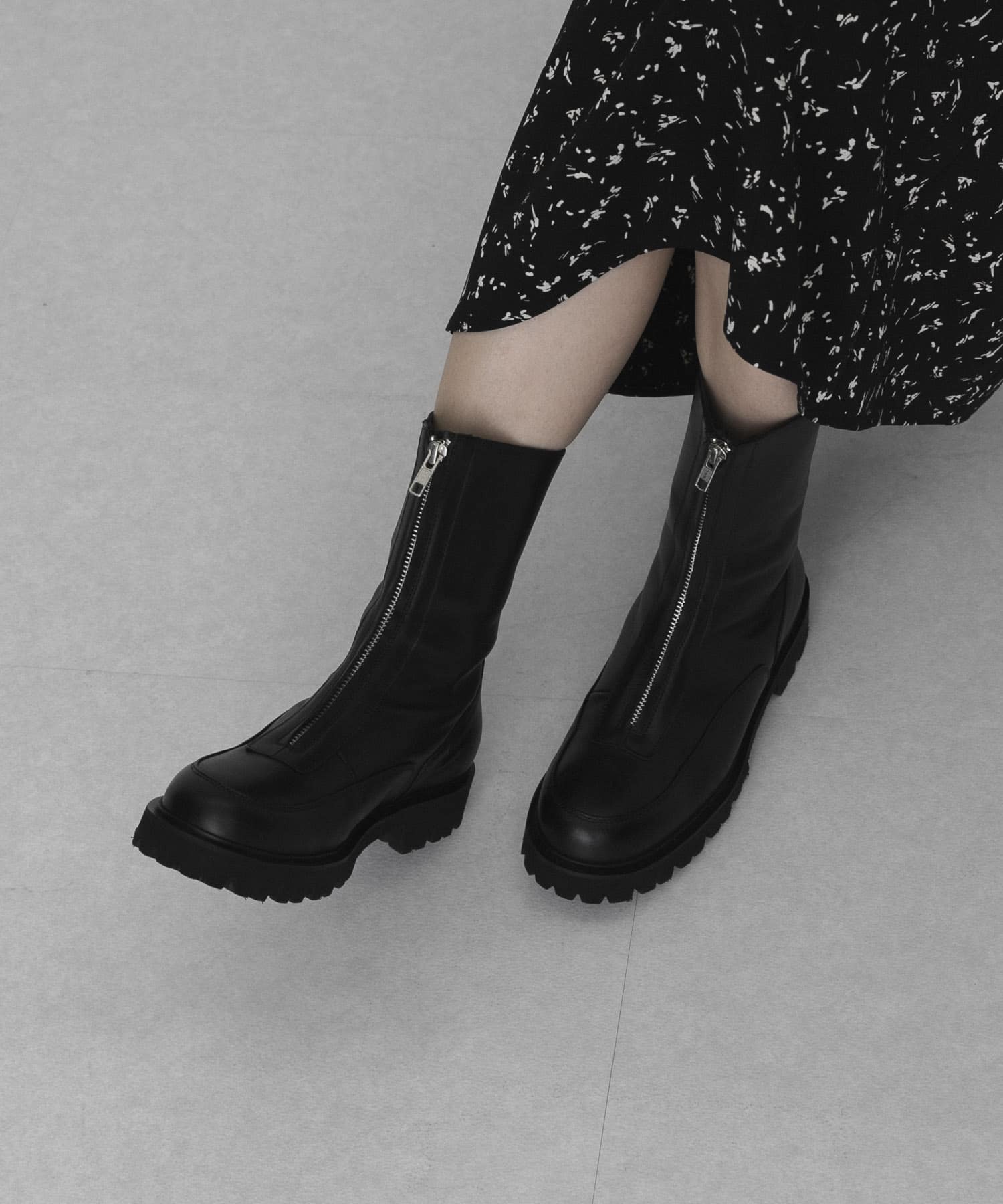 25周年別注』CAMINANDO CENTER ZIP BOOTS(6 BLACK): シューズ｜URBAN