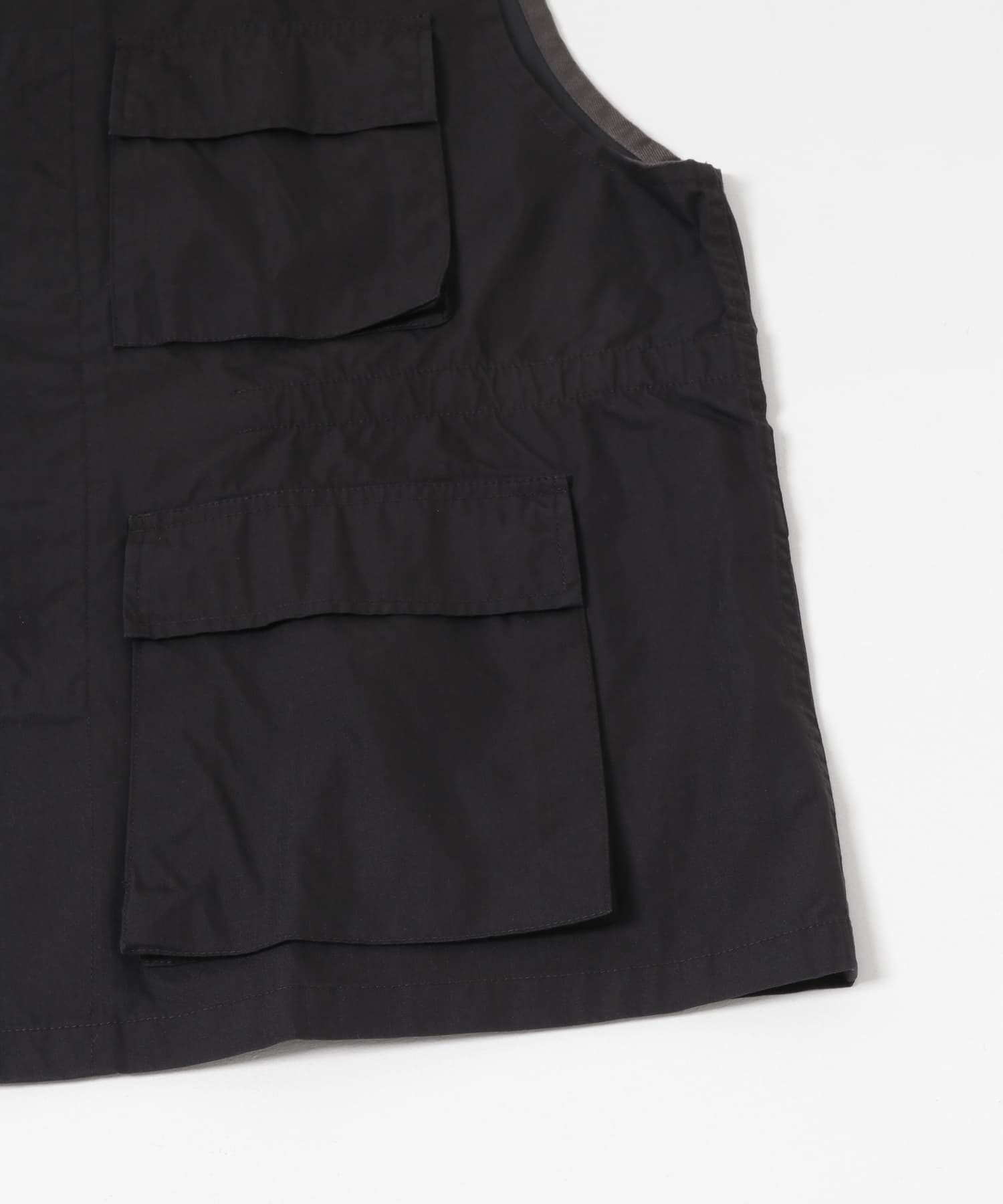 KIFFE　FATIGUE VEST BLACK FREE