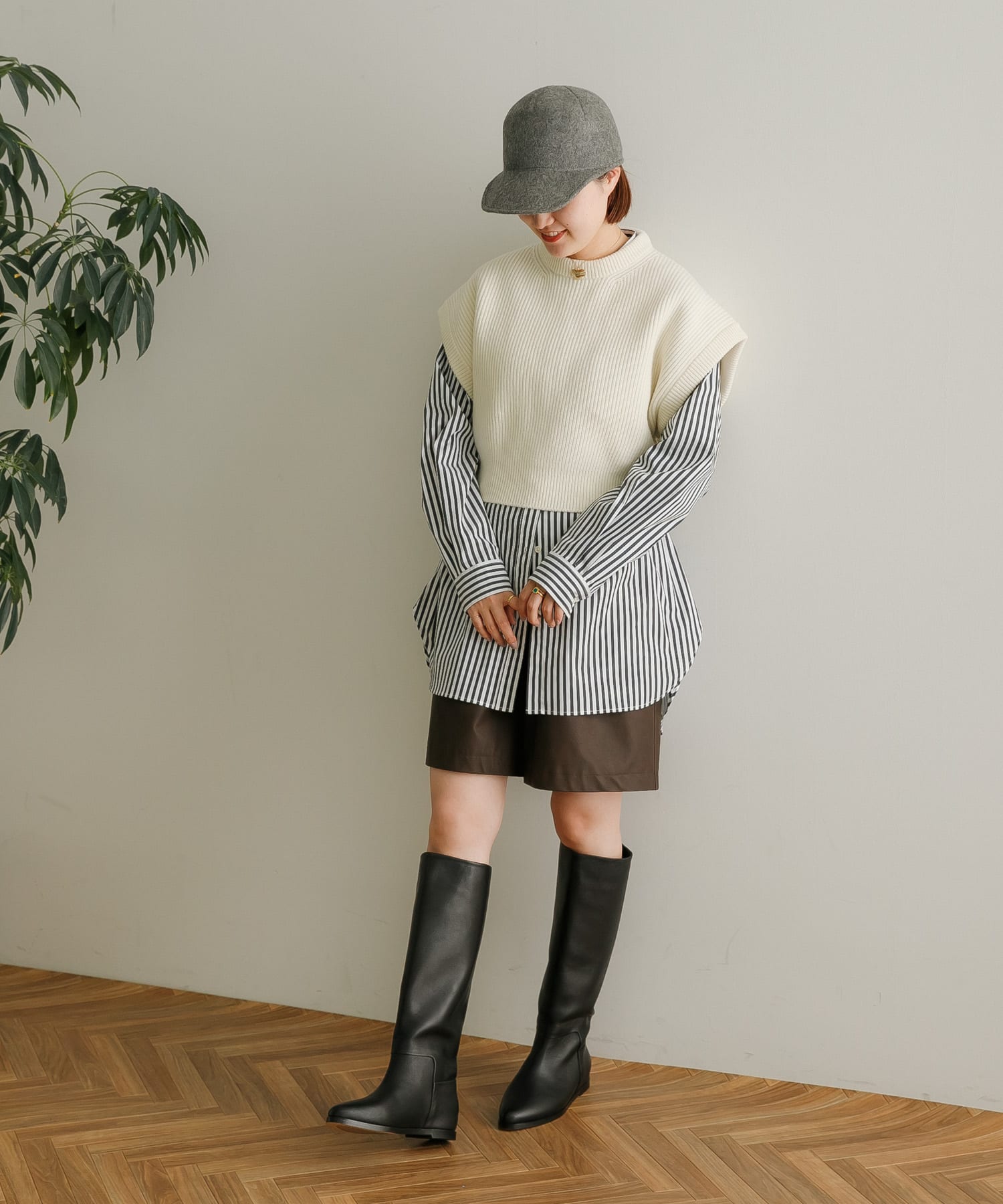 身長：162cm サイズ：-