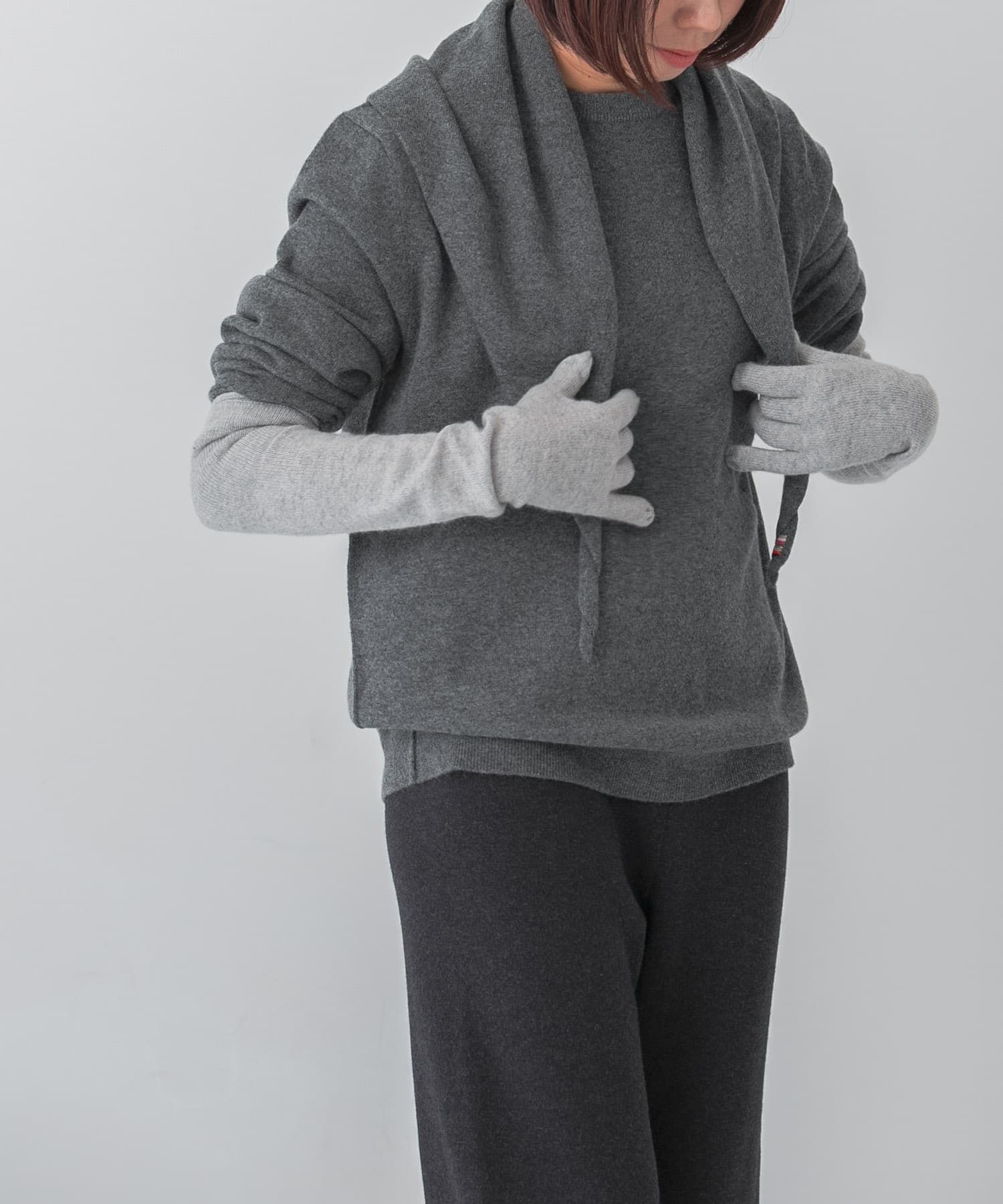 美品✴︎extreme cashmere エクストリームカシミア✴︎手袋 extreme cashmere 手袋 n°391 moufle レディース メンズ