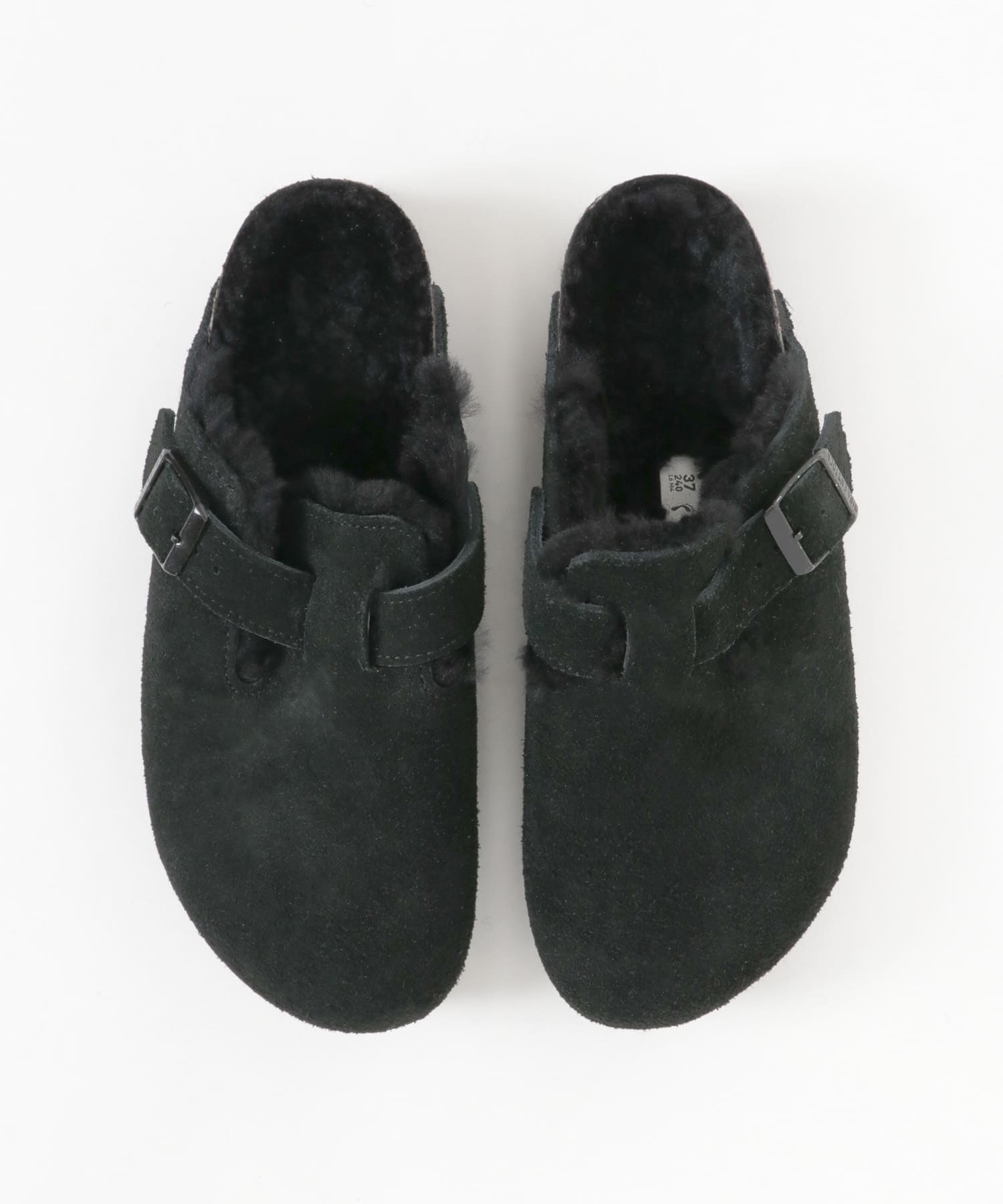 BIRKENSTOCK　Boston VL Shearling Black 23