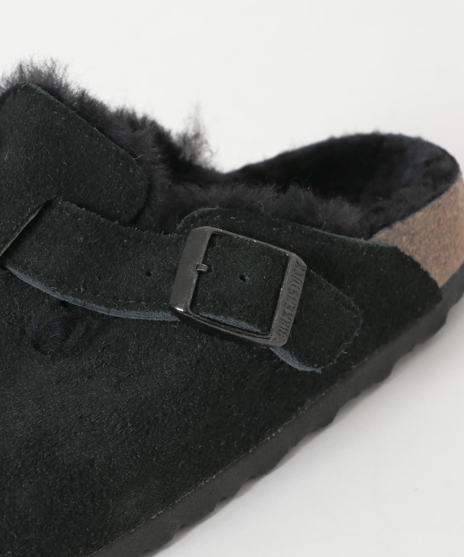 BIRKENSTOCK　Boston VL Shearling Black 23