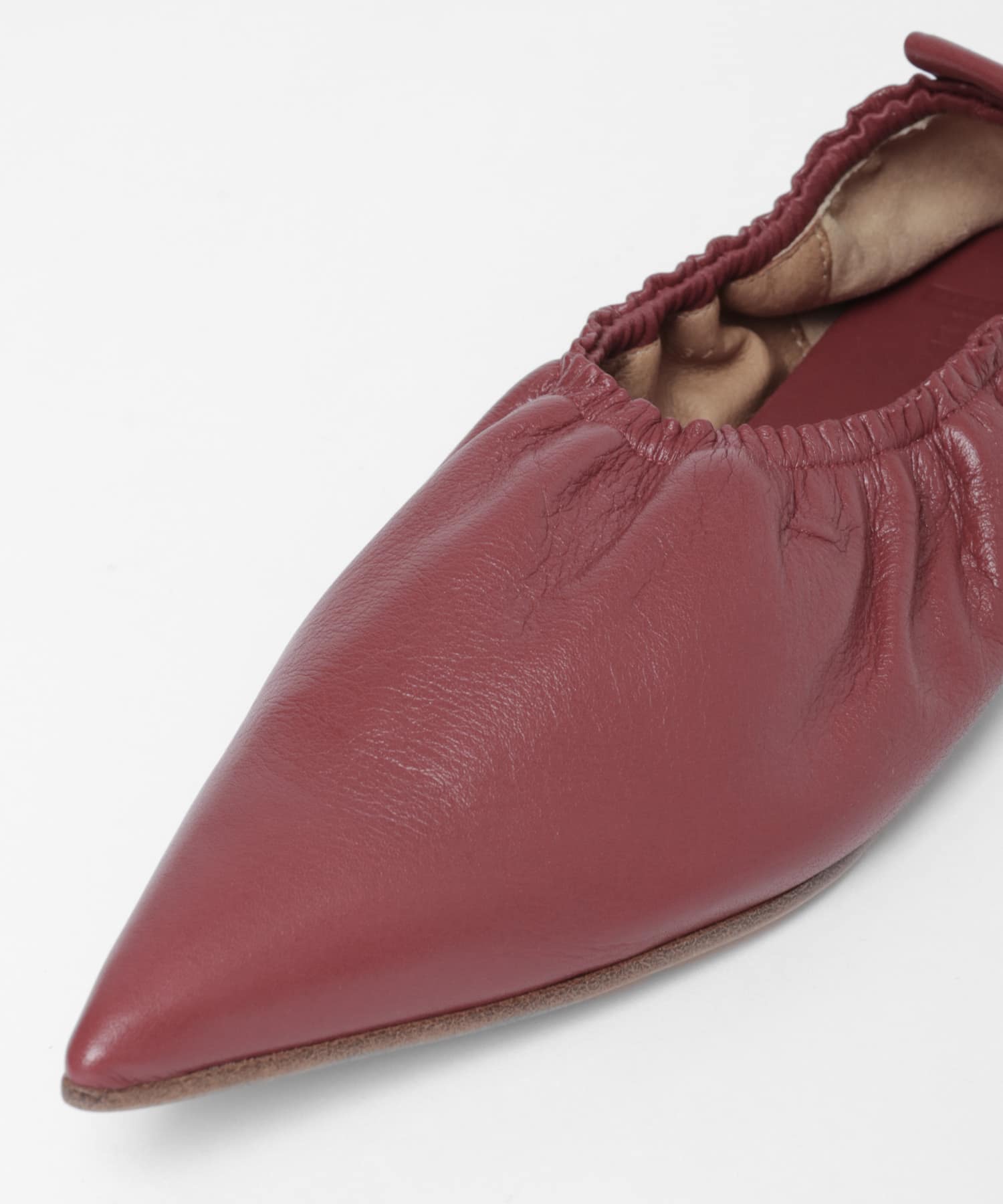 MAISON EUREKA　MAISON EUREKA　POINTED BALLET SHOES DEEPRED 36