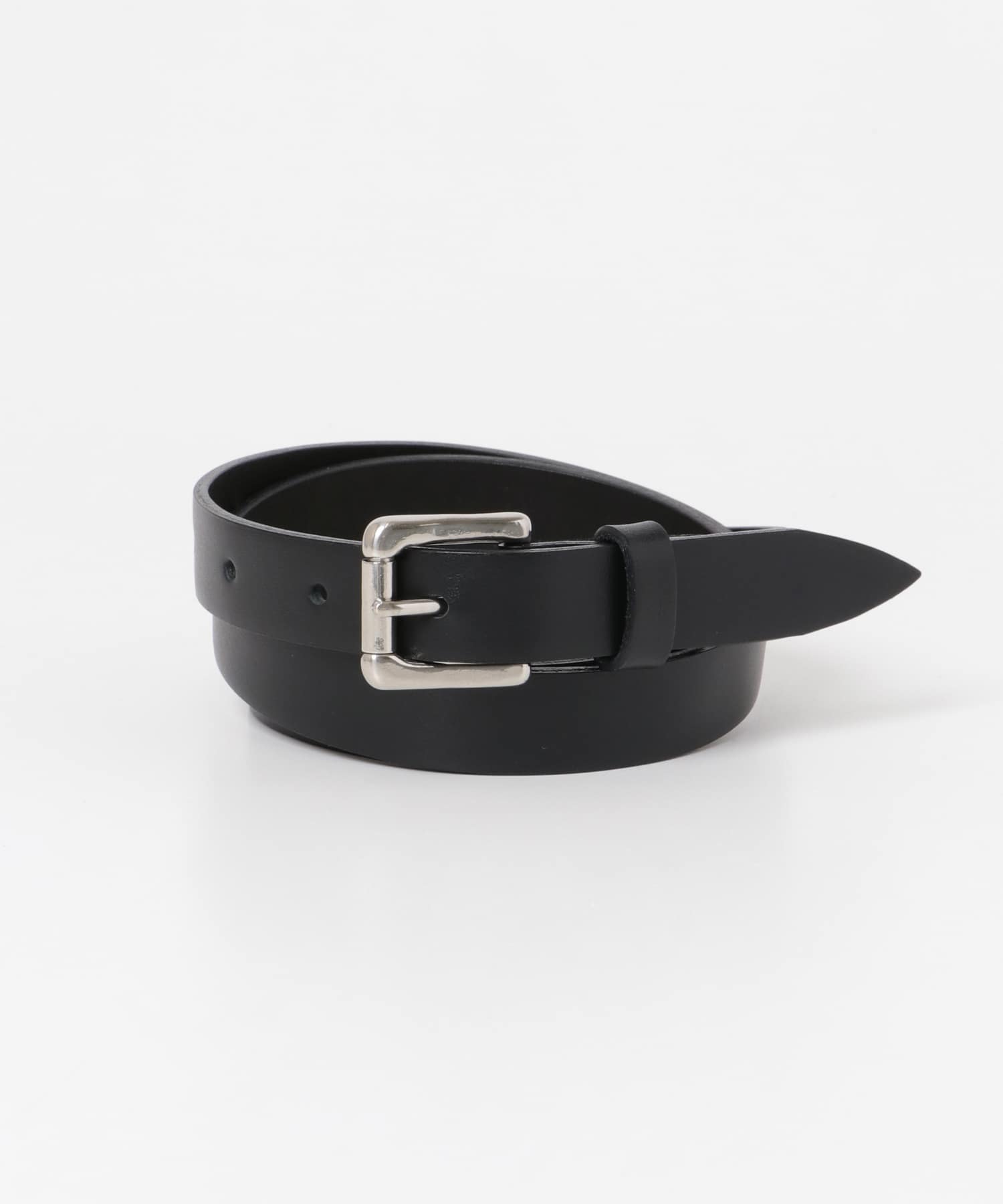 Scye　Smooth Leather Belt Black M