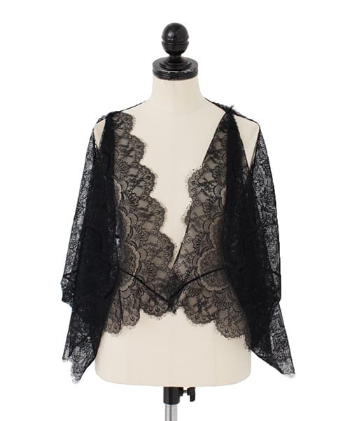 COUTURE MAISON　3WAYレースショール ベージュ FREE