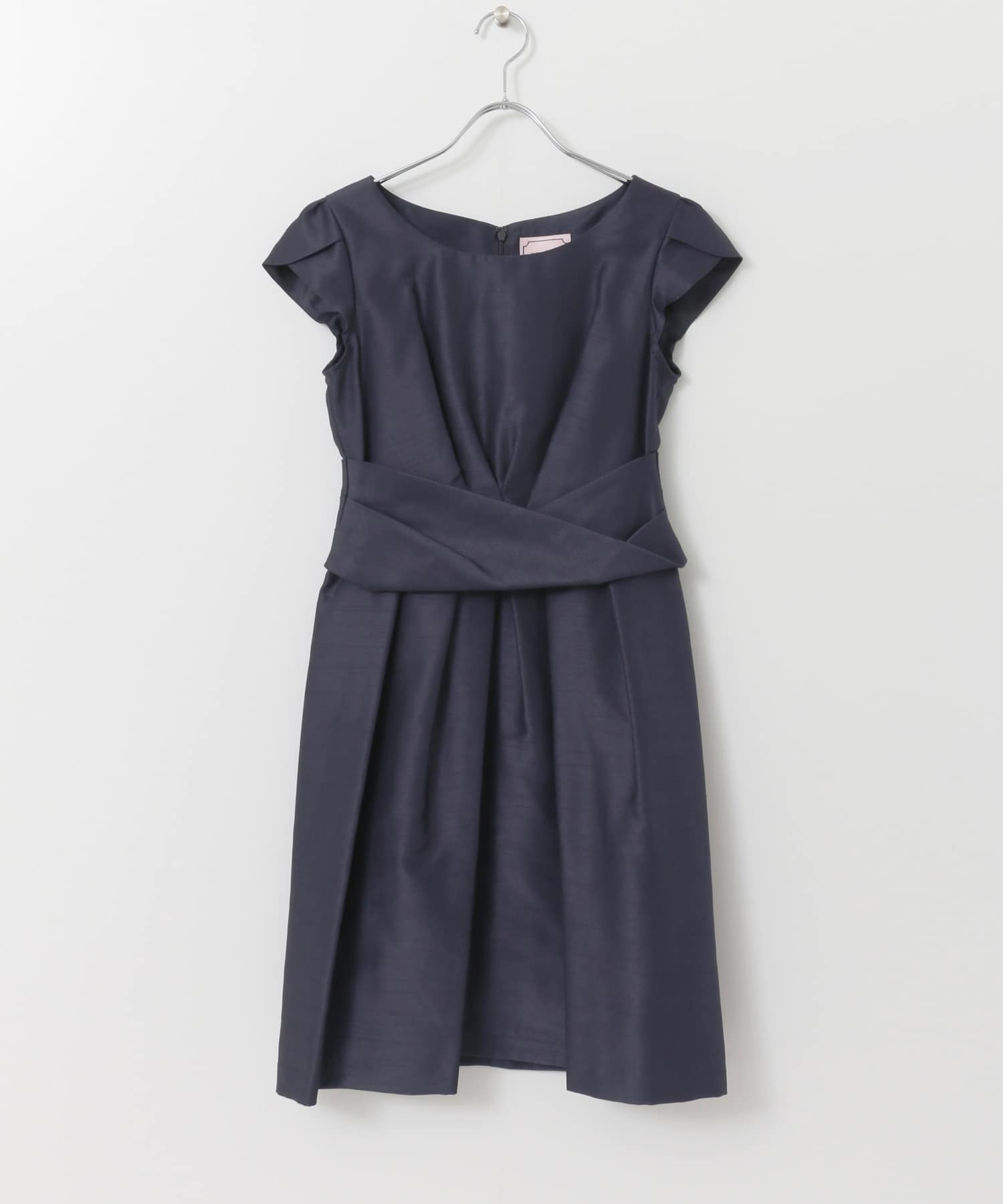 COUTURE MAISON　ウエストクロスワンピース ネイビー 38