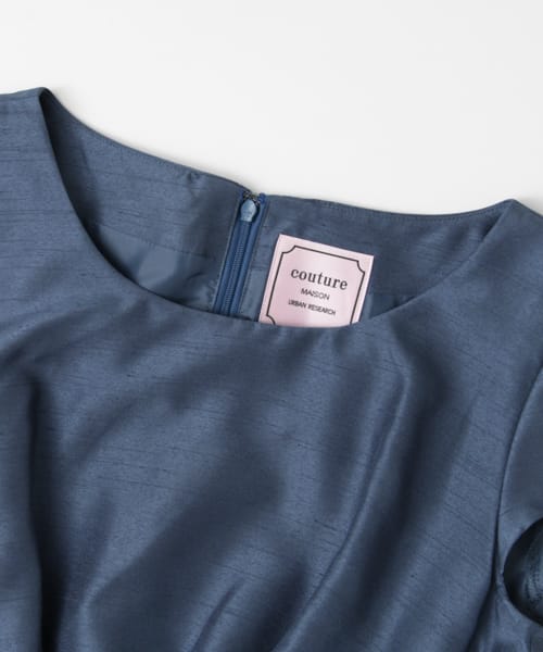 COUTURE MAISON ウエストクロスワンピース(38 ネイビー): ドレス