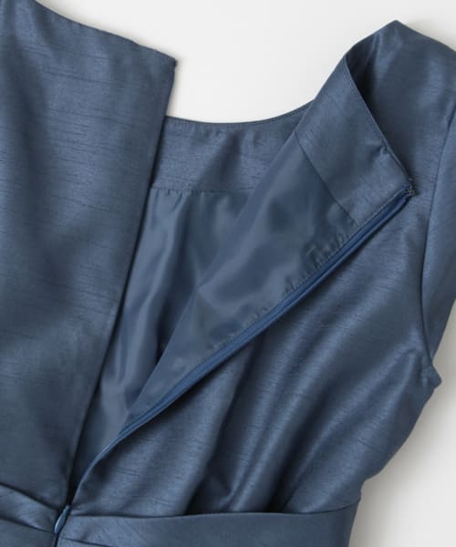 COUTURE MAISON　ウエストクロスワンピース ネイビー TALL