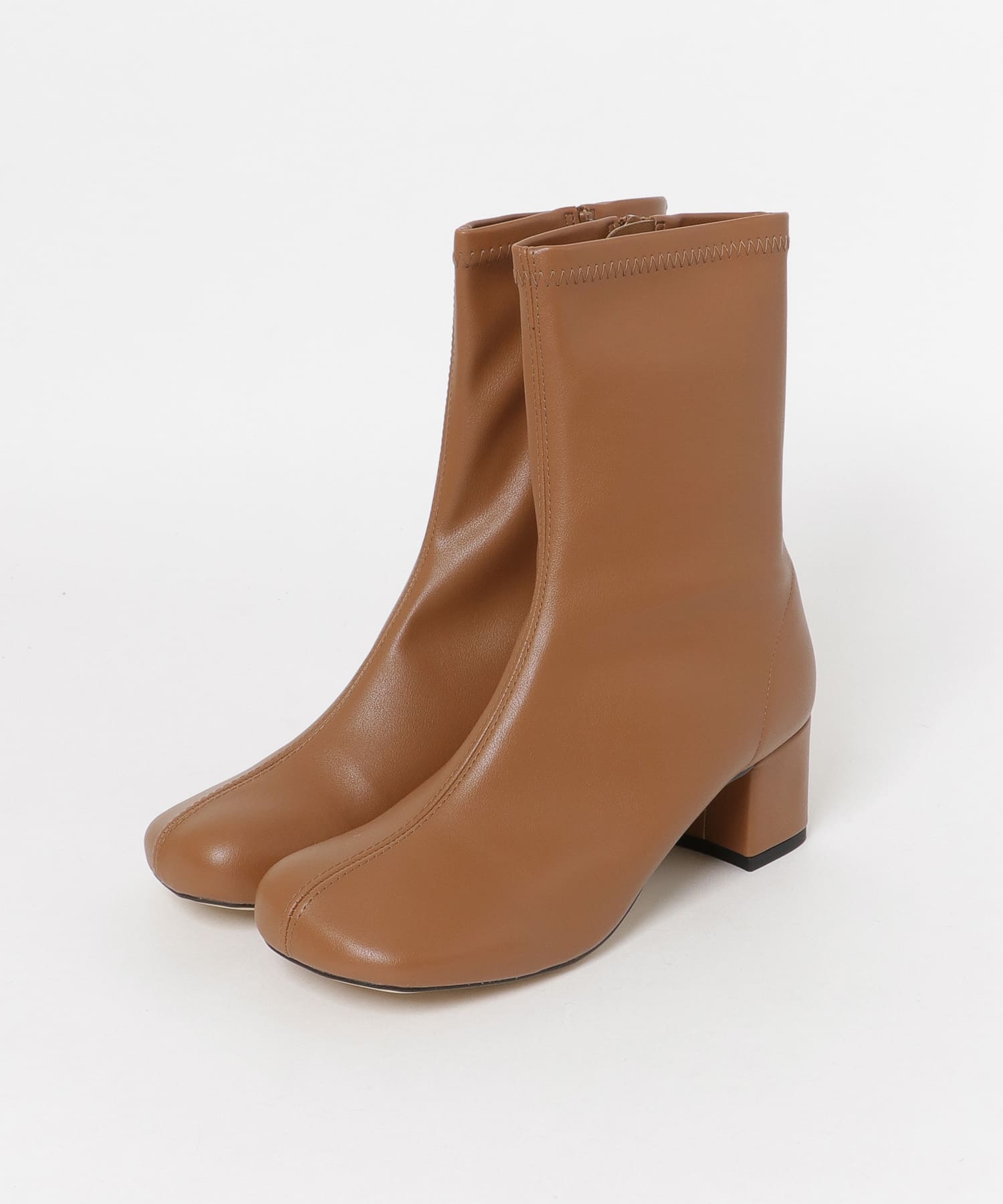 MILLIWM　OBLIQUE CENTERSEAM BOOTS BROWN 36