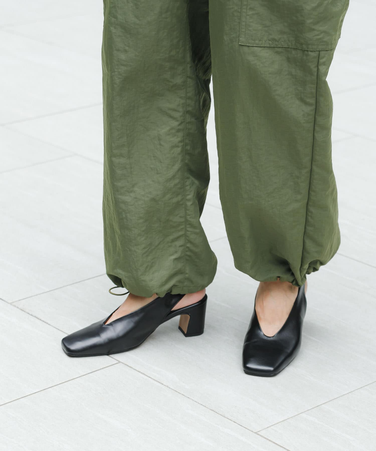 『別注』『MADE IN JAPAN』 MILLIWM×URBAN RESEARCH　ヒールパンプス BLACK 37