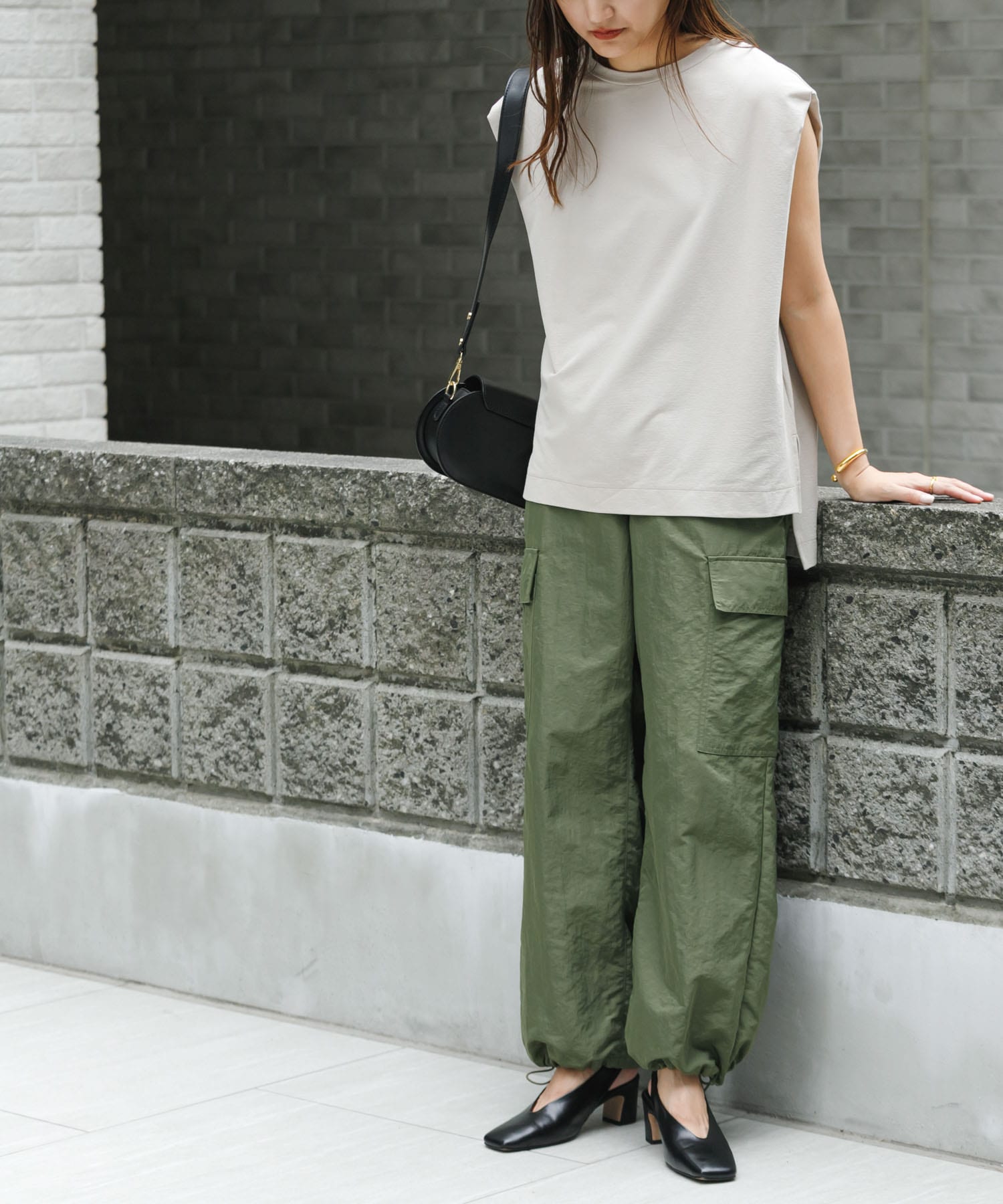 『別注』『MADE IN JAPAN』 MILLIWM×URBAN RESEARCH　ヒールパンプス BLACK 37