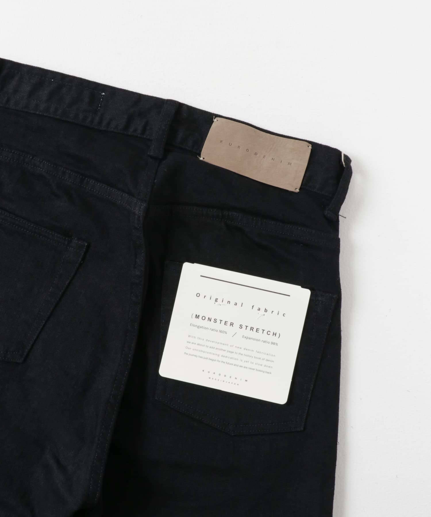 KURO　MONTE BLACK  PANTS ONE WASH 25