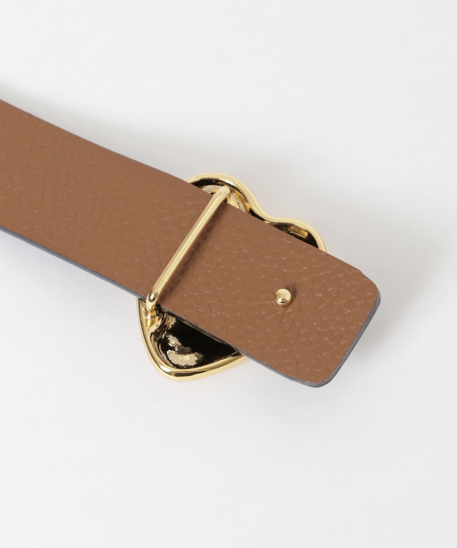 A VACATION　HEART GOLD BELT BLK BRN G -