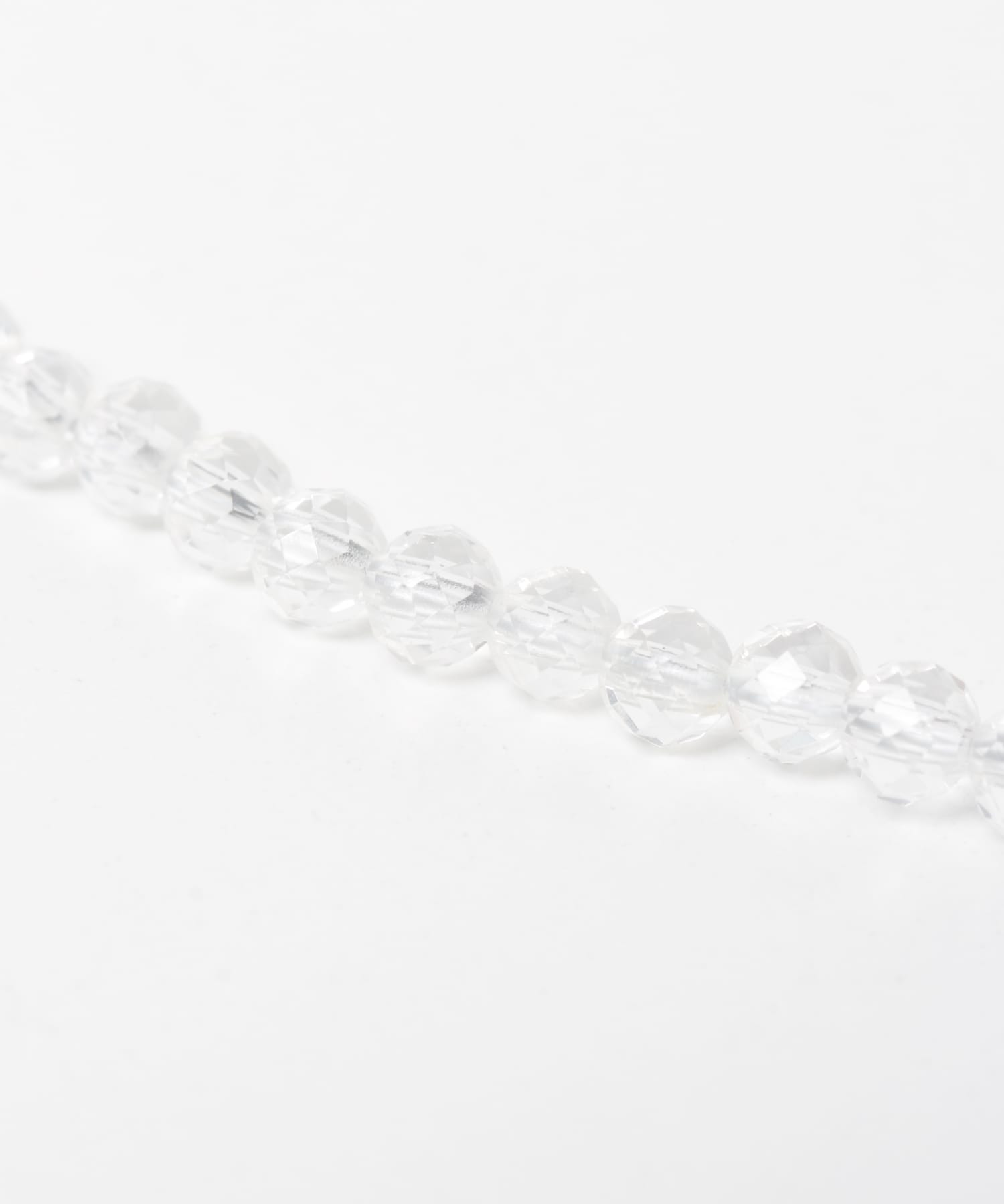 IRIS47　ginger crystal necklace silver -