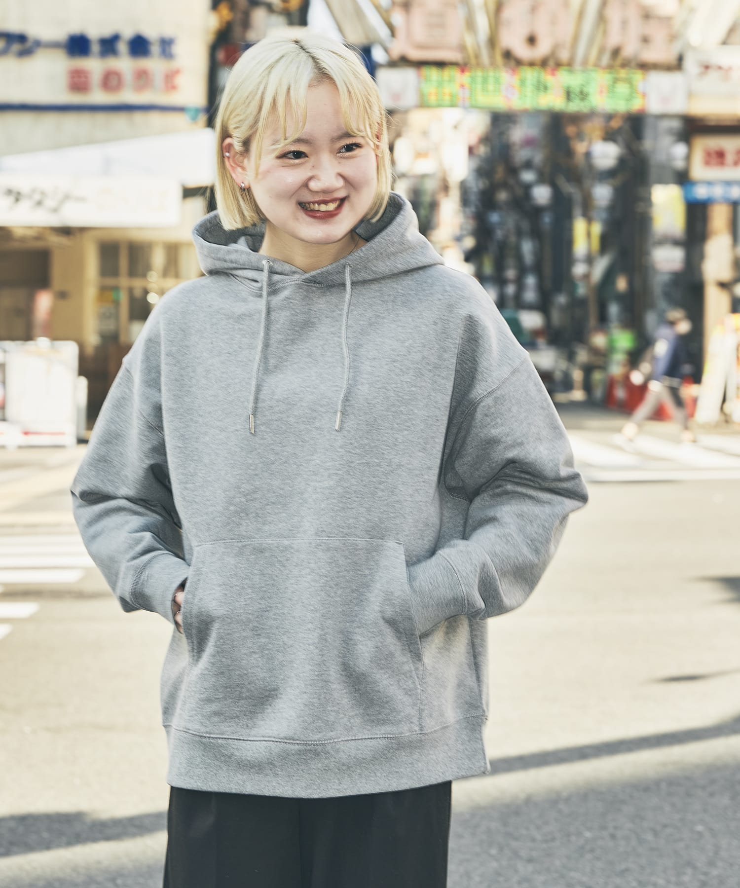 身長：163cm サイズ：L