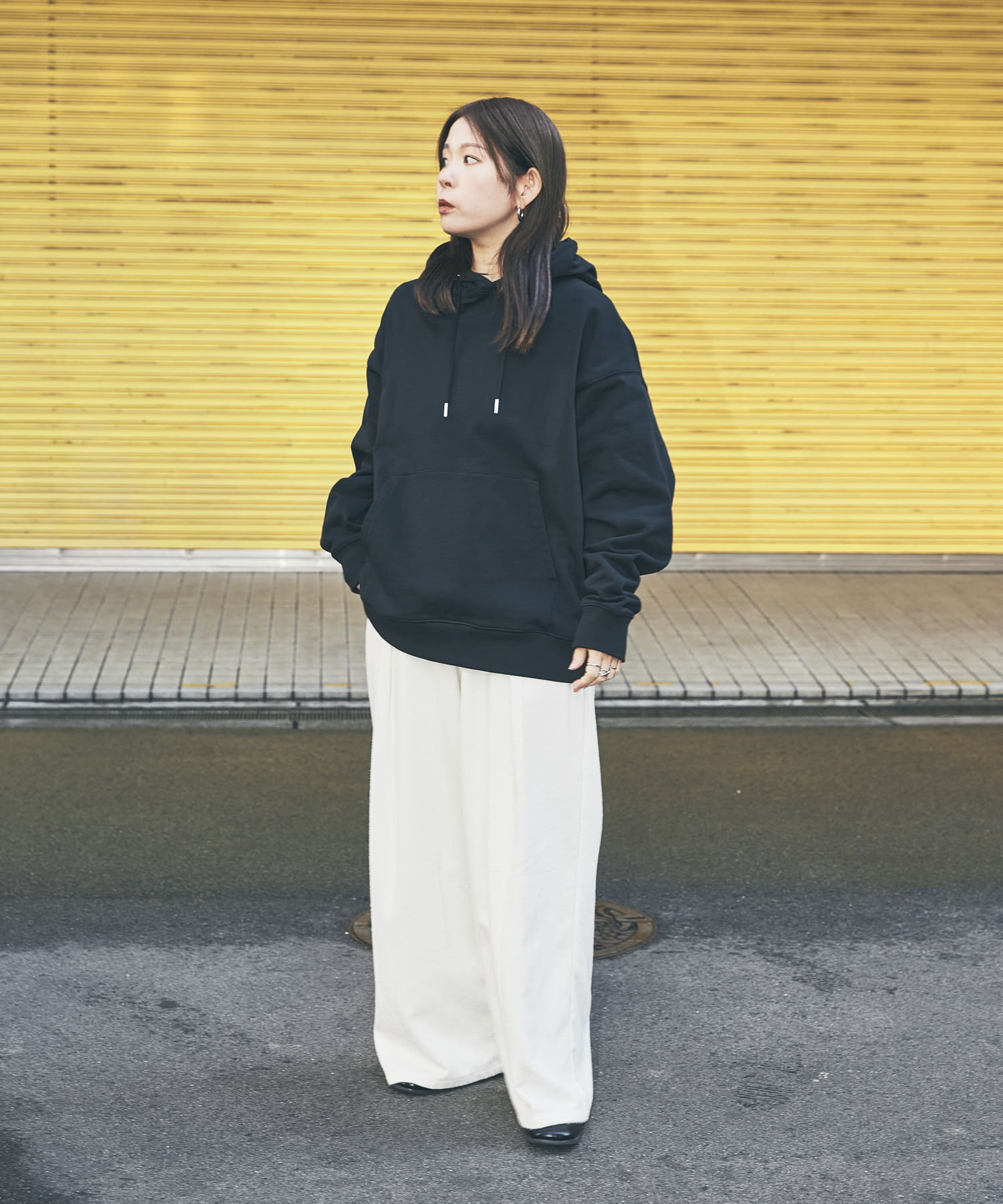 身長：155cm サイズ：L
